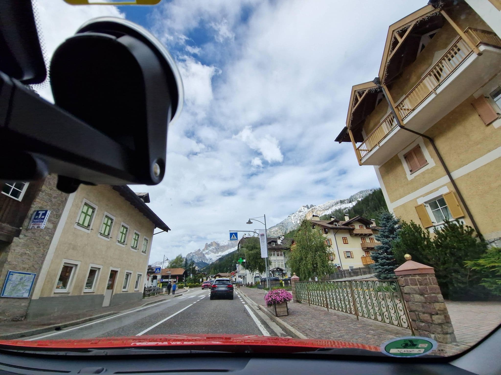 Street view near Hotel Villa Rosa, Canazei