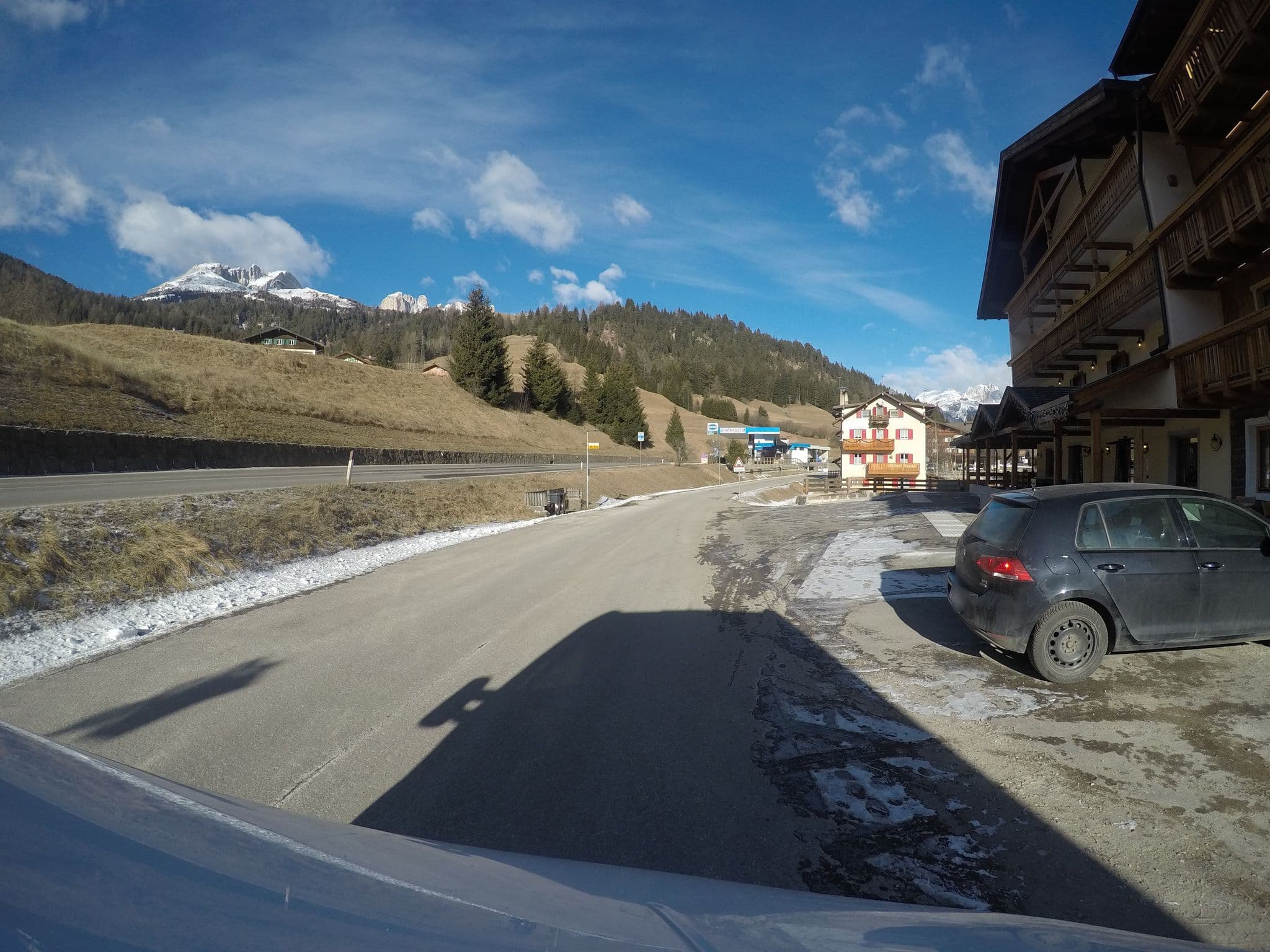 Street view near Wellness Hotel Dolomia, Vigo di Fassa — © chrisbeddow (CC BY-SA · Mapillary)