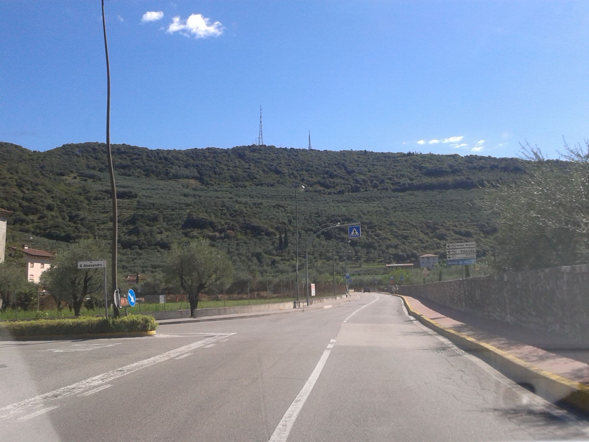 Street view near Toniol Apartment, Riva del Garda