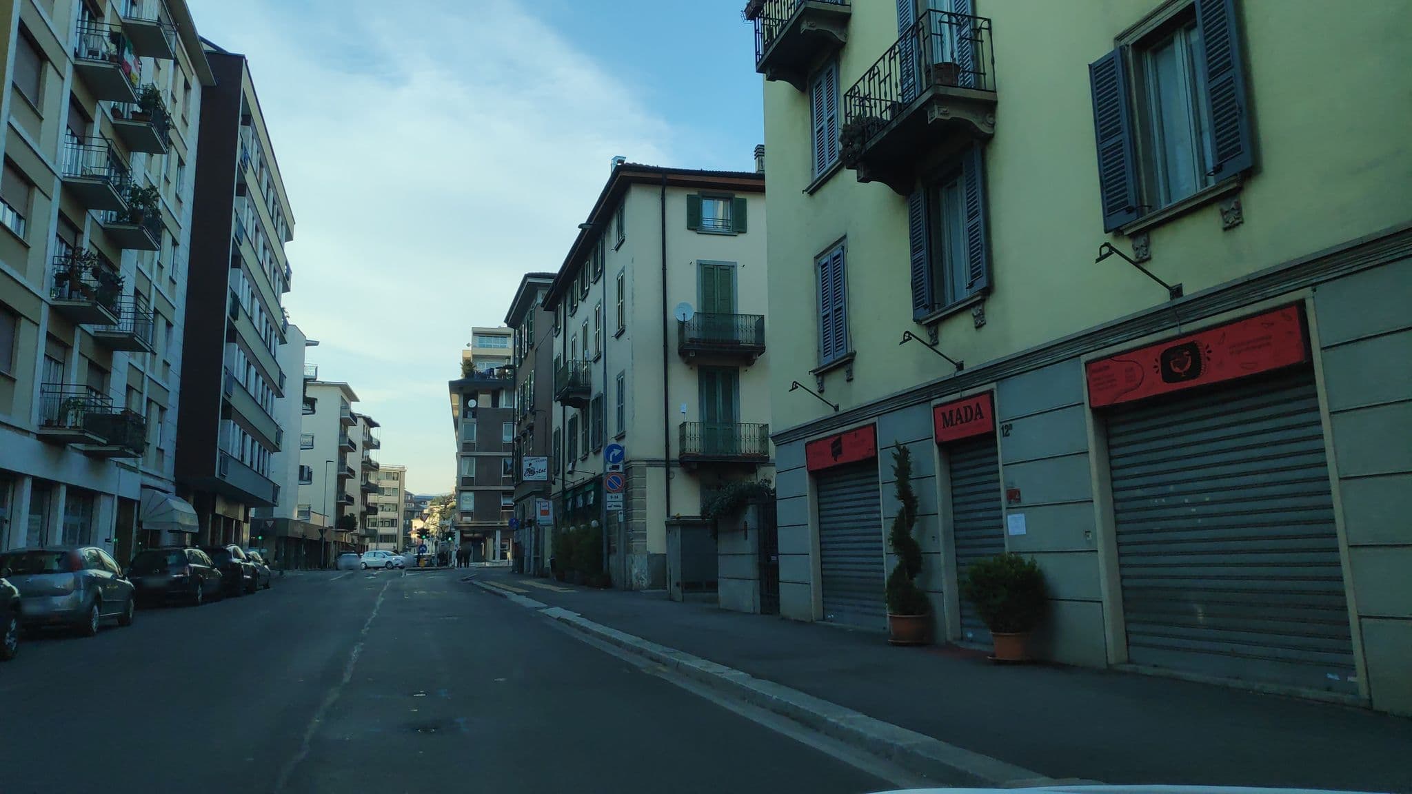 Street view near Casa Isabella, Bergamo
