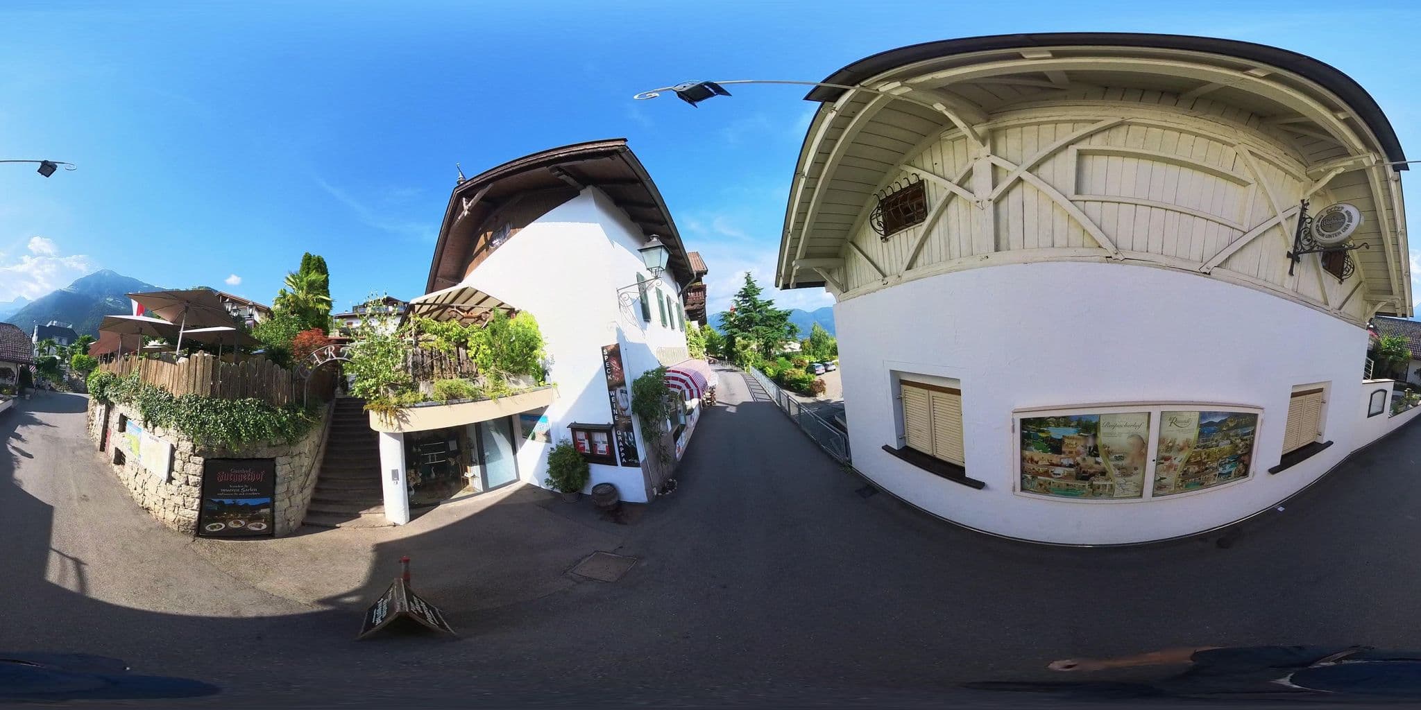 Street view near Hotel Rimmele, Tirolo