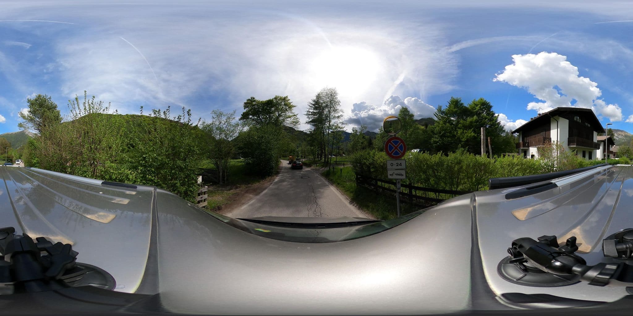 Street view near Casa Pineta, Molina di Ledro
