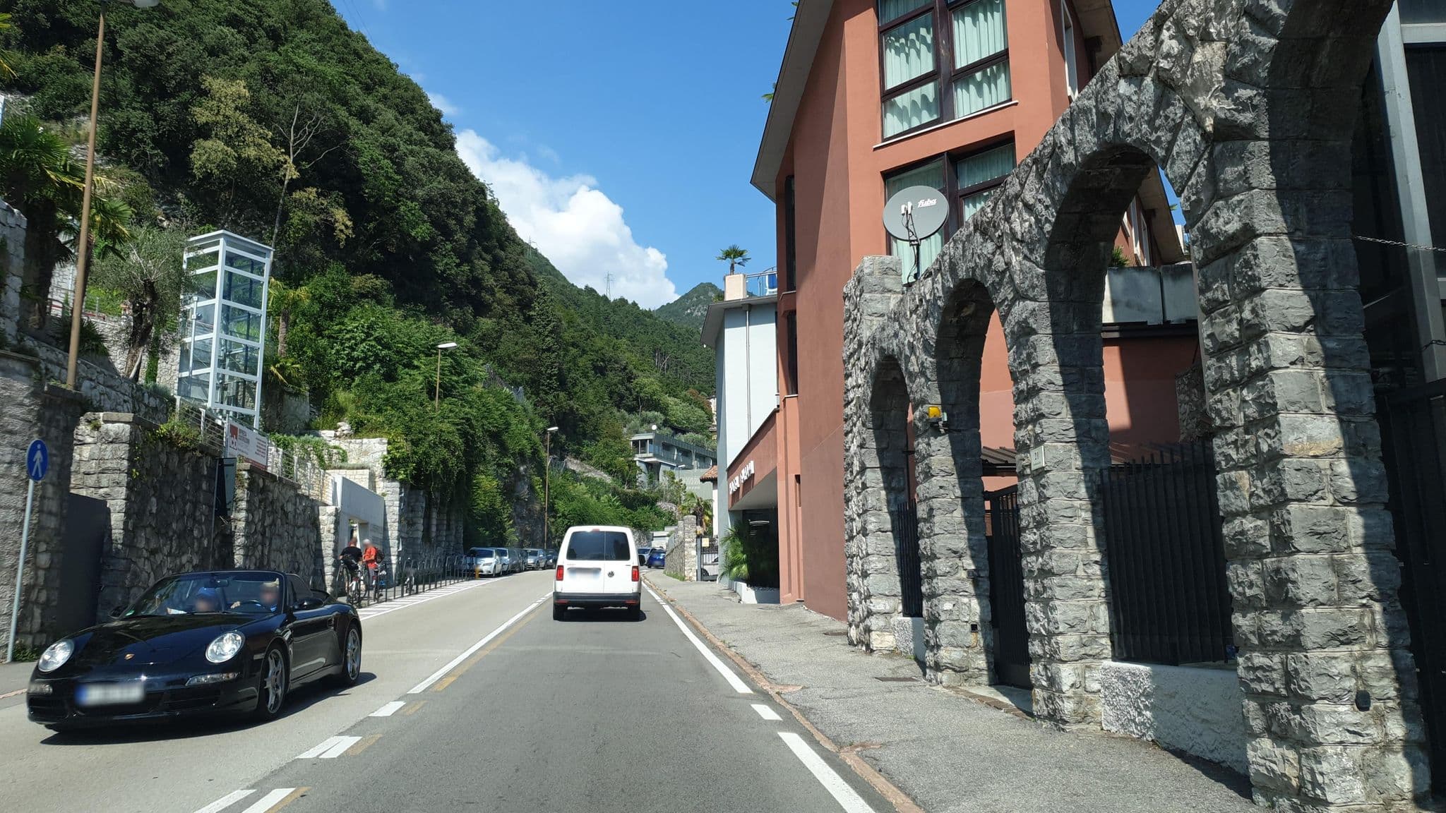 Street view near Hotel Europa, Riva del Garda