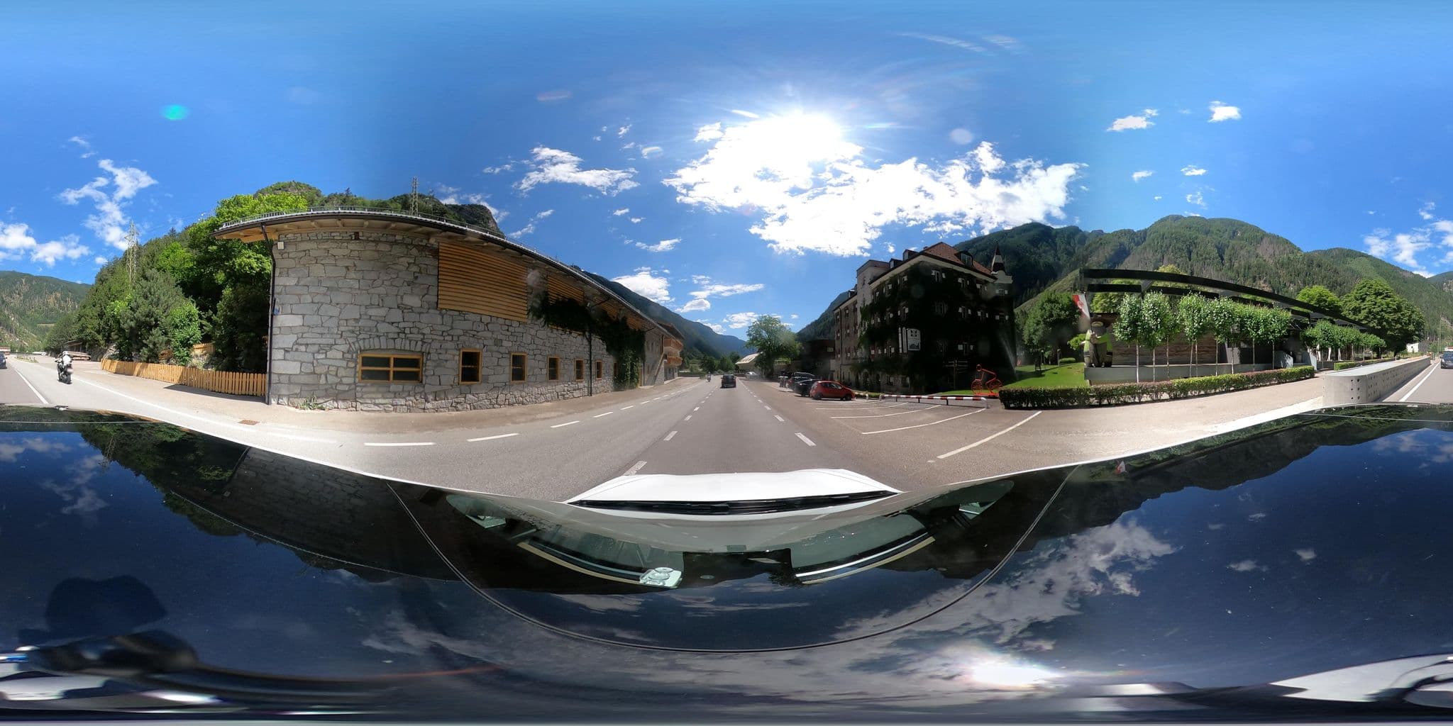 Street view near Sachsenklemme, Rio di Pusteria — © peterleth (CC BY-SA · Mapillary)