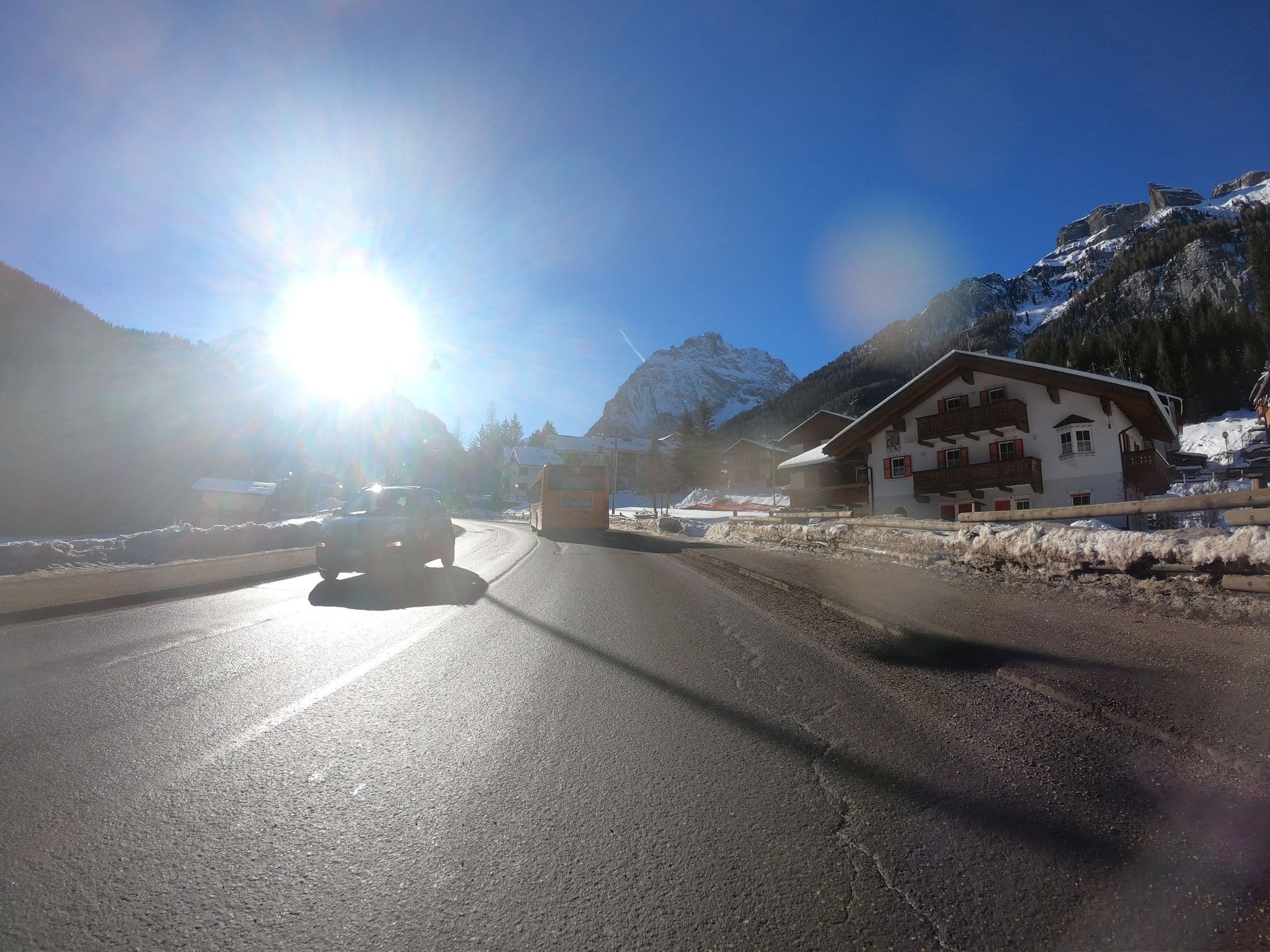 Street view near Lache, Canazei