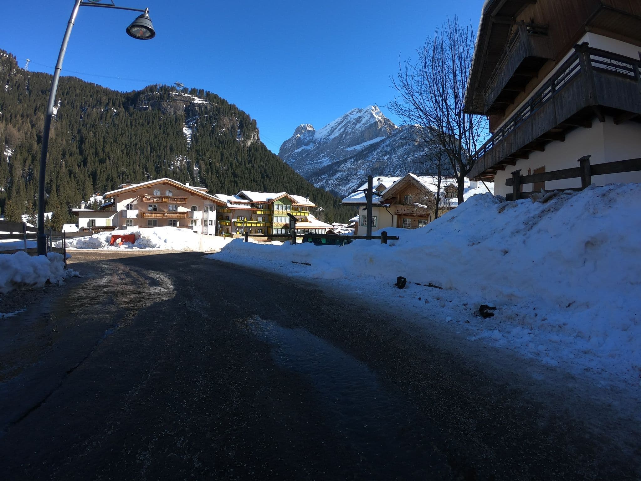 Street view near Garnì Val De Costa, Canazei