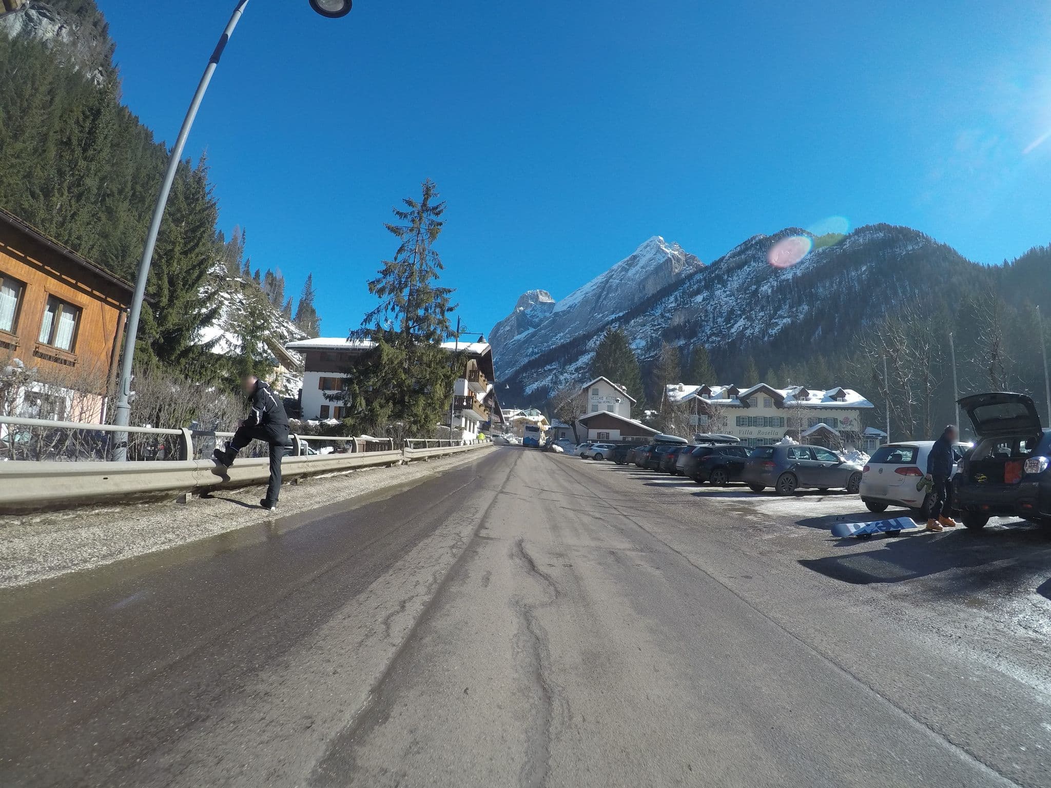 Street view near Villa Agomer, Canazei — © chrisbeddow (CC BY-SA · Mapillary)