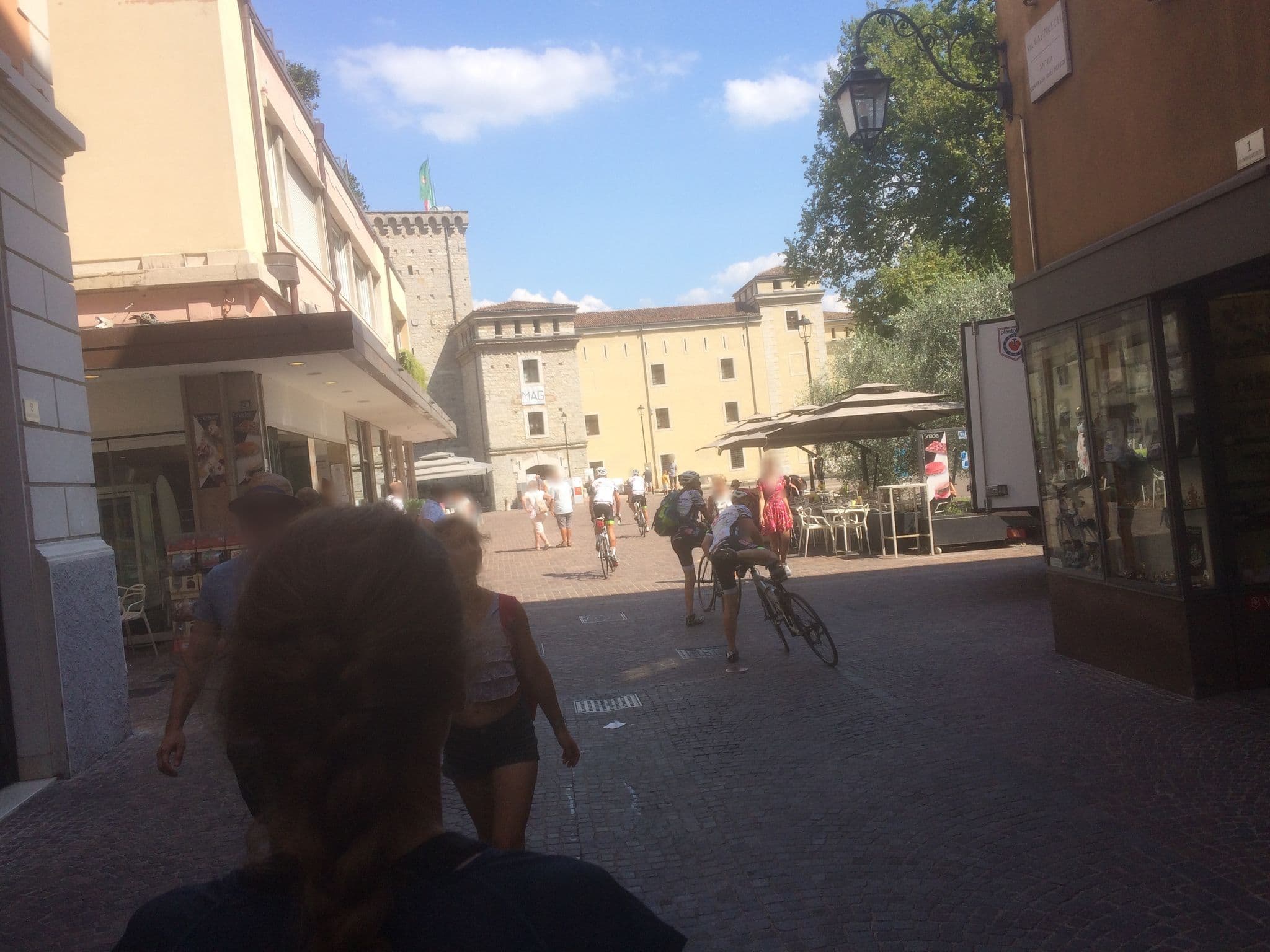Street view near Hotel Bellavista, Riva del Garda