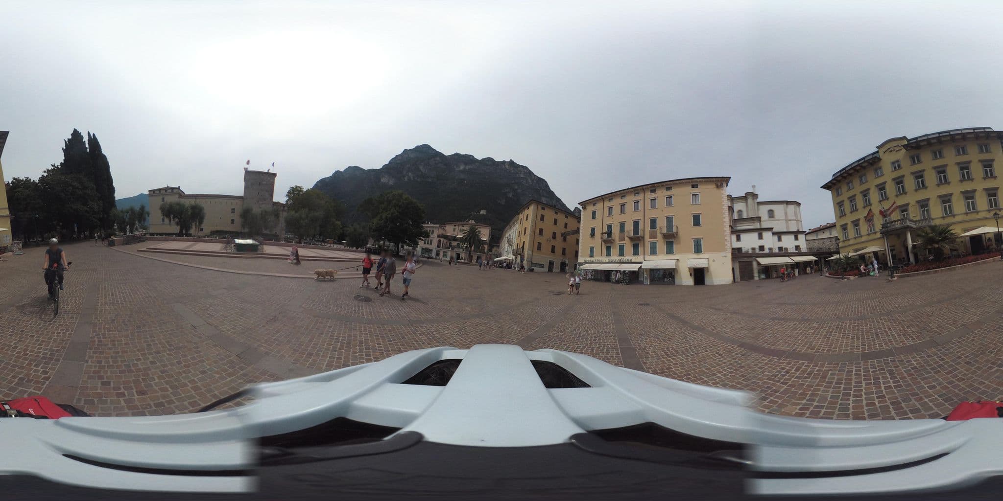 Street view near Grand Hotel Riva, Riva del Garda