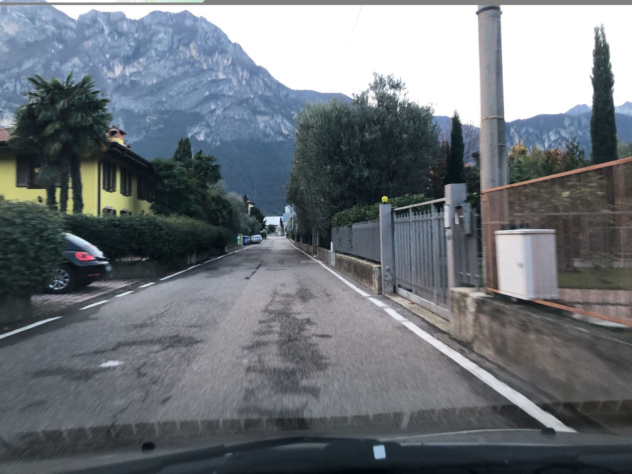 Street view near Hotel Diana, Riva del Garda