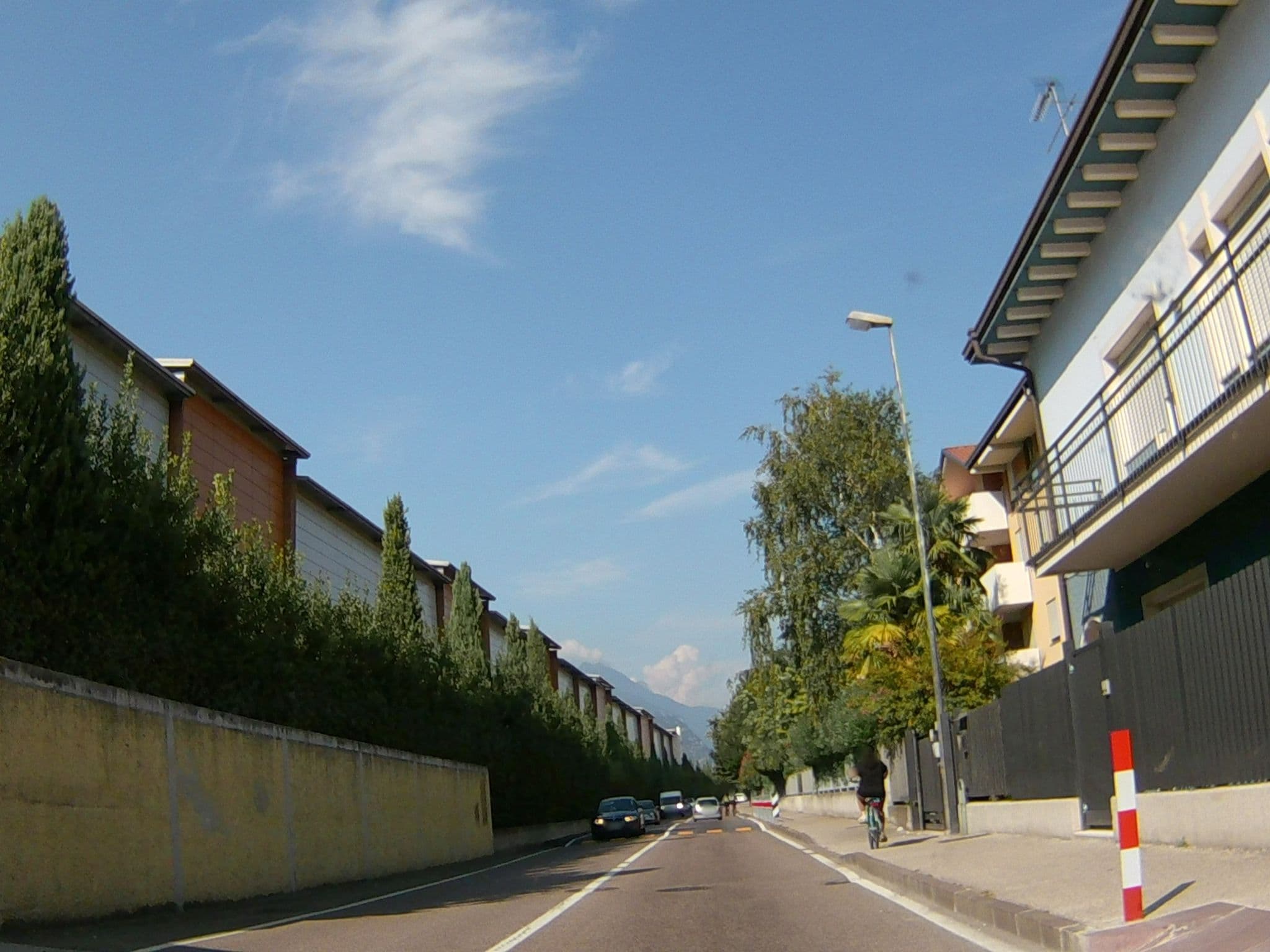 Street view near Residence Paradise, Riva del Garda