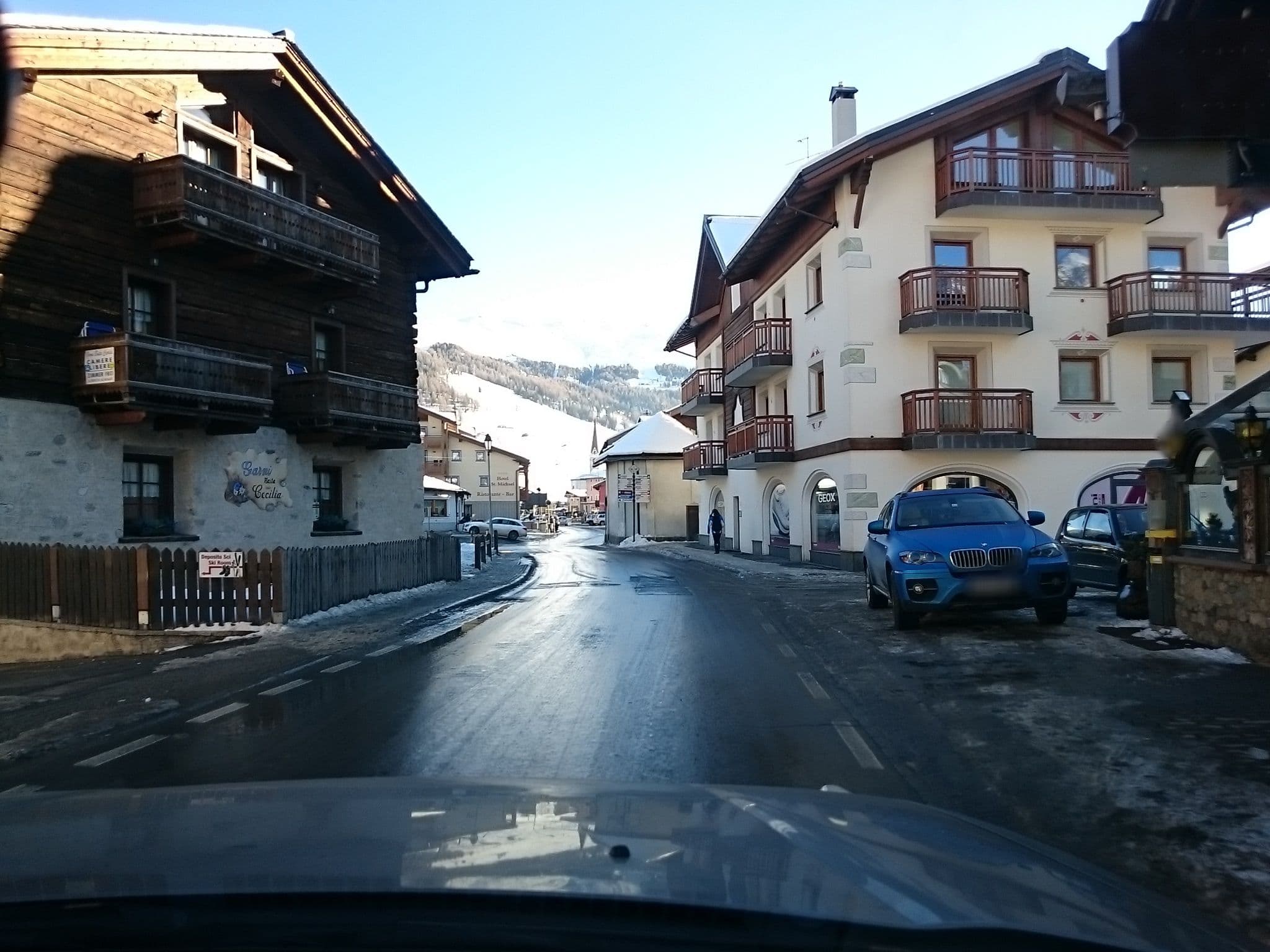 Street view near Garni Baita Cecilia, Livigno