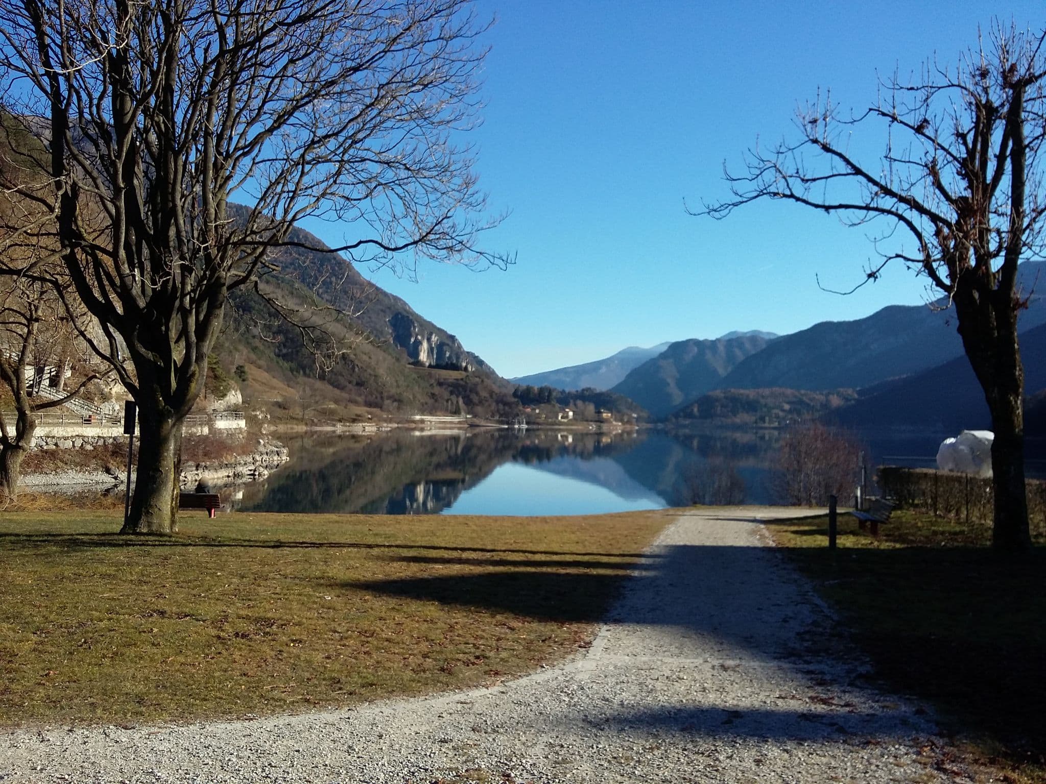 Street view near Hotel Lido, Molina di Ledro
