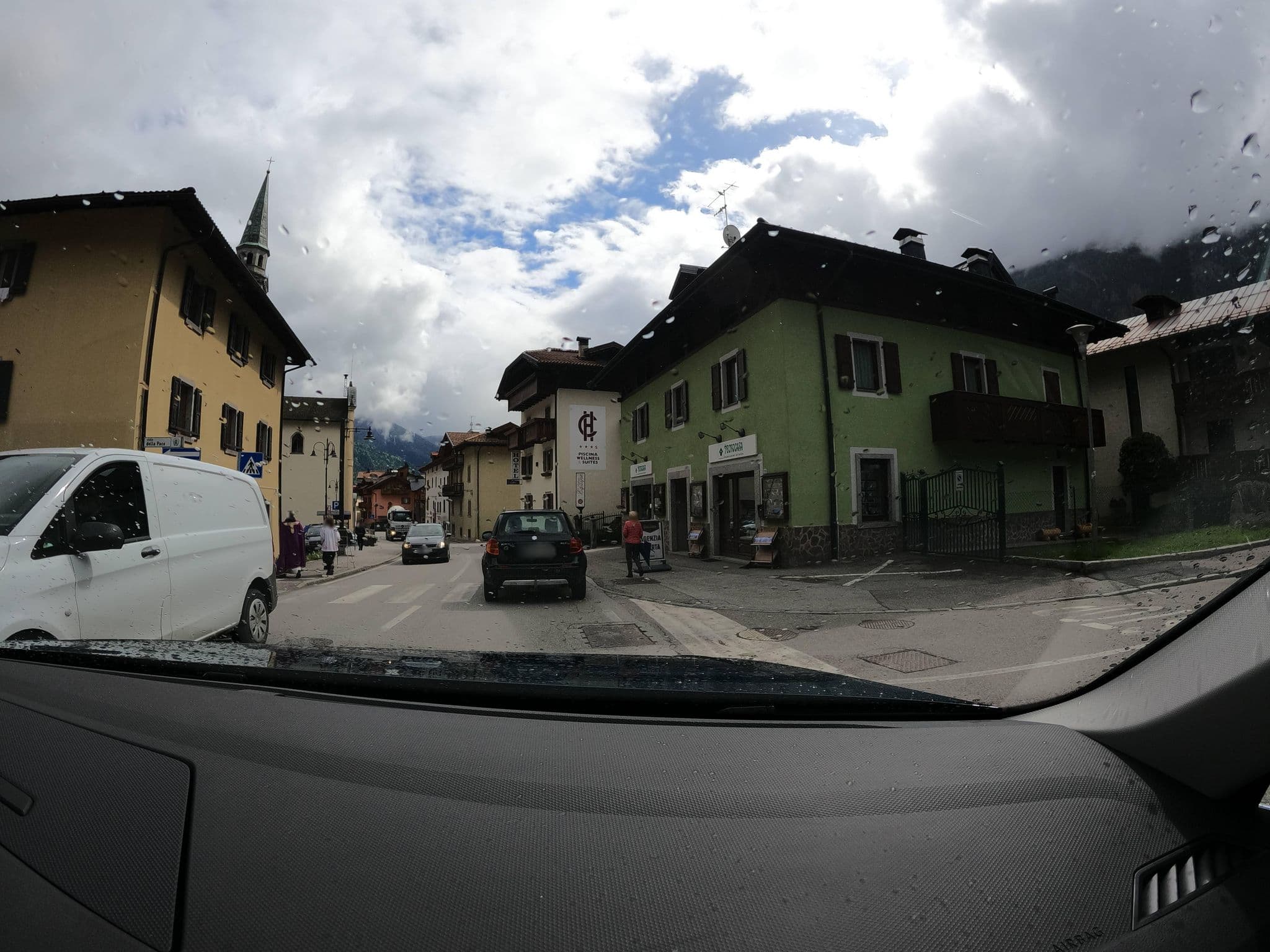 Street view near Hotel Collini, Pinzolo — © borovac (CC BY-SA · Mapillary)
