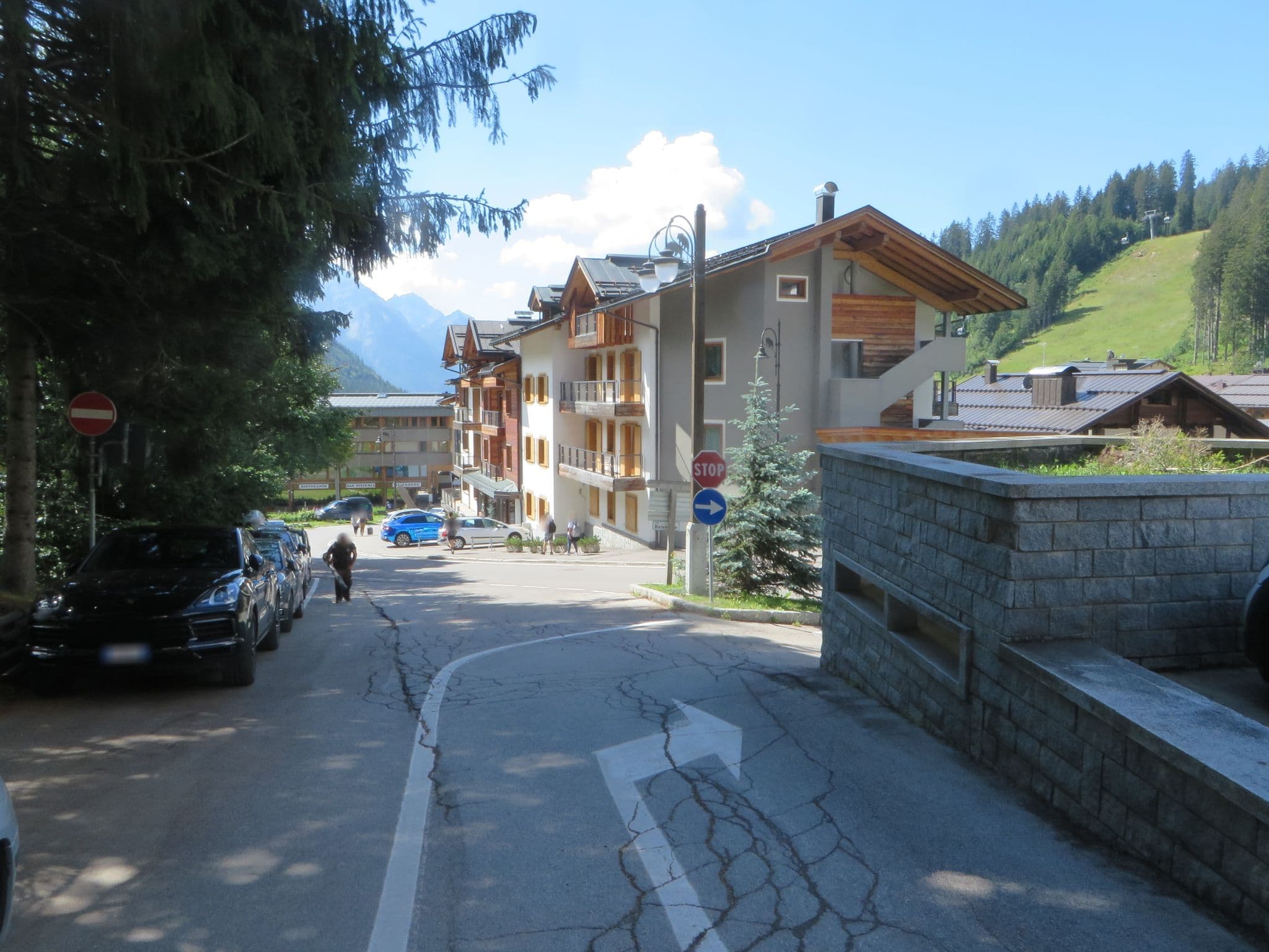 Street view near Garni Cristiania, Pinzolo
