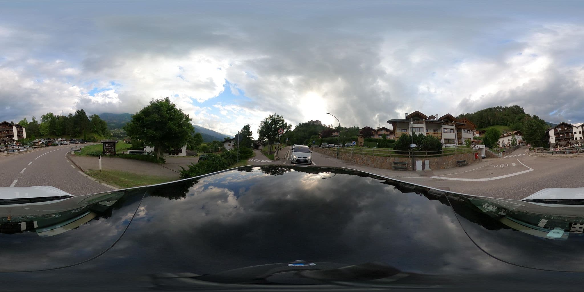 Street view near Seppi B&B, Cavalese — © peterleth (CC BY-SA · Mapillary)