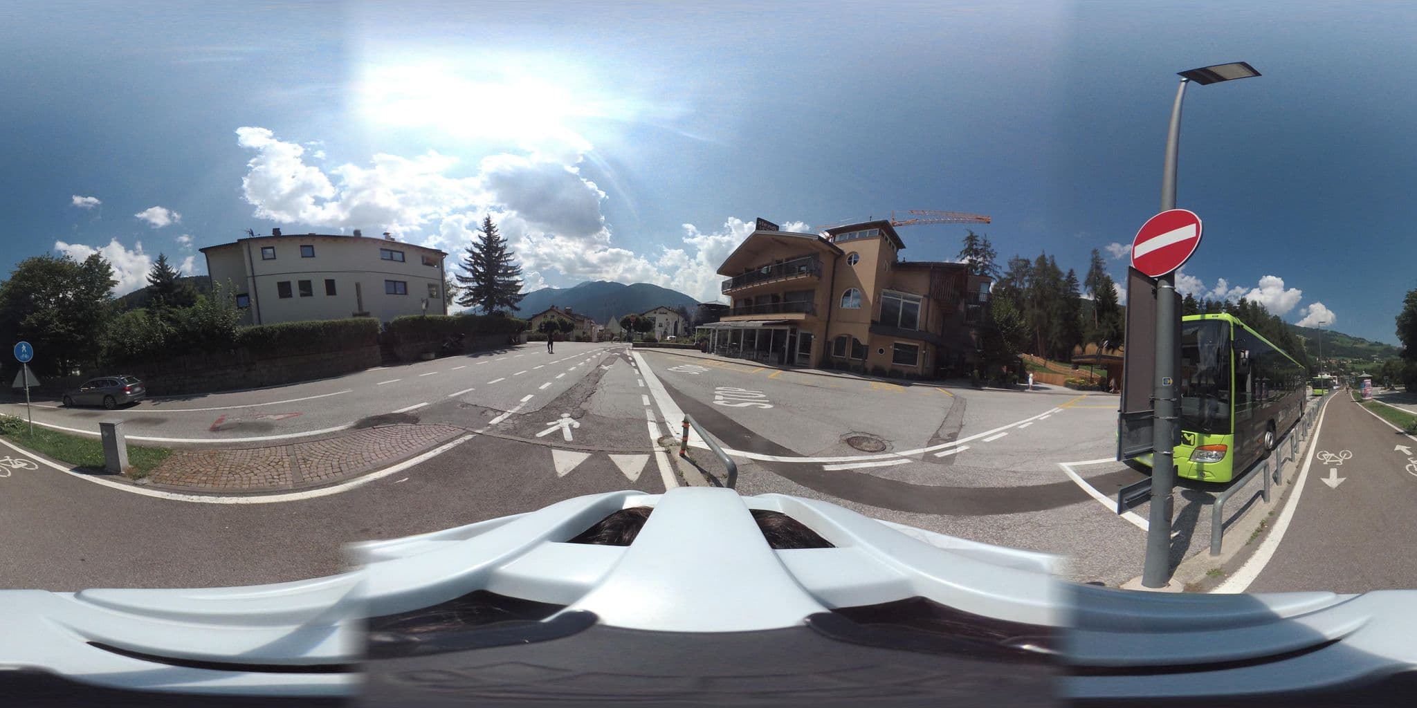 Street view near Steindl's Boutiquehotel, Vipiteno — © giubar (CC BY-SA · Mapillary)