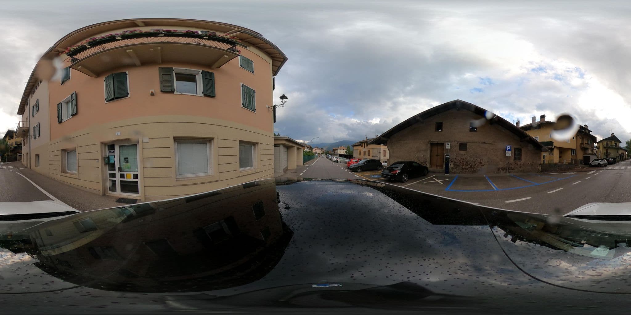 Street view near Albergo Dolomiti, Cavalese — © peterleth (CC BY-SA · Mapillary)