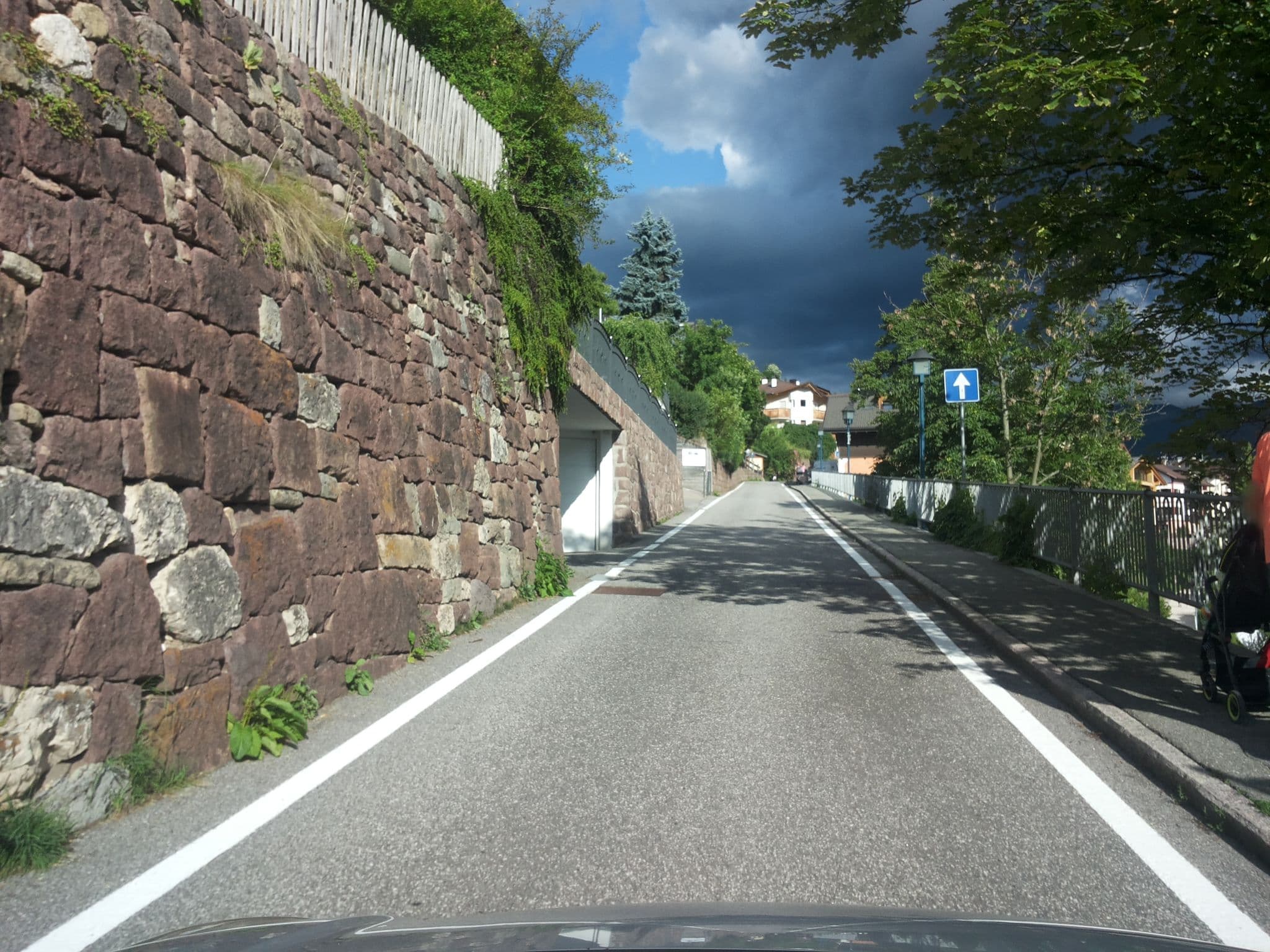 Street view near Villa Hubertus, Ortisei