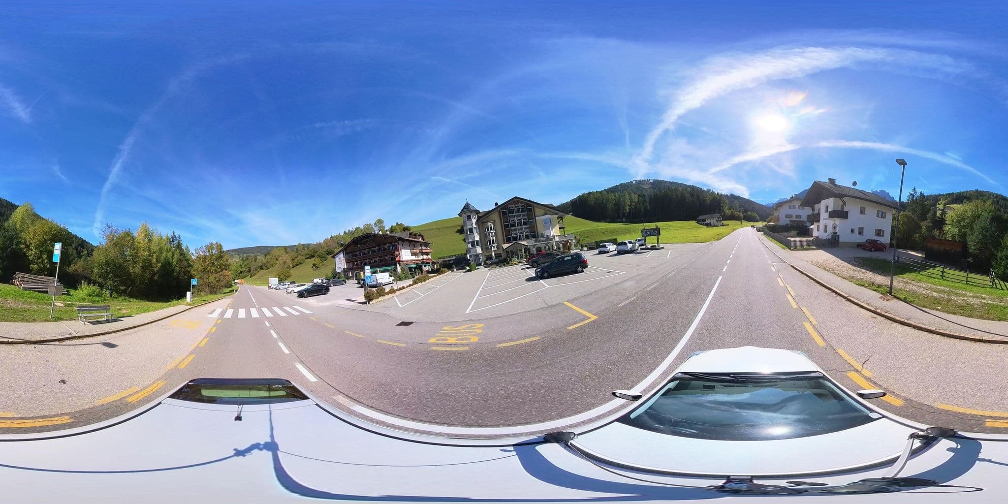 Street view near Hotel Edelweiss, Villabassa — © osmplus_org (CC BY-SA · Mapillary)