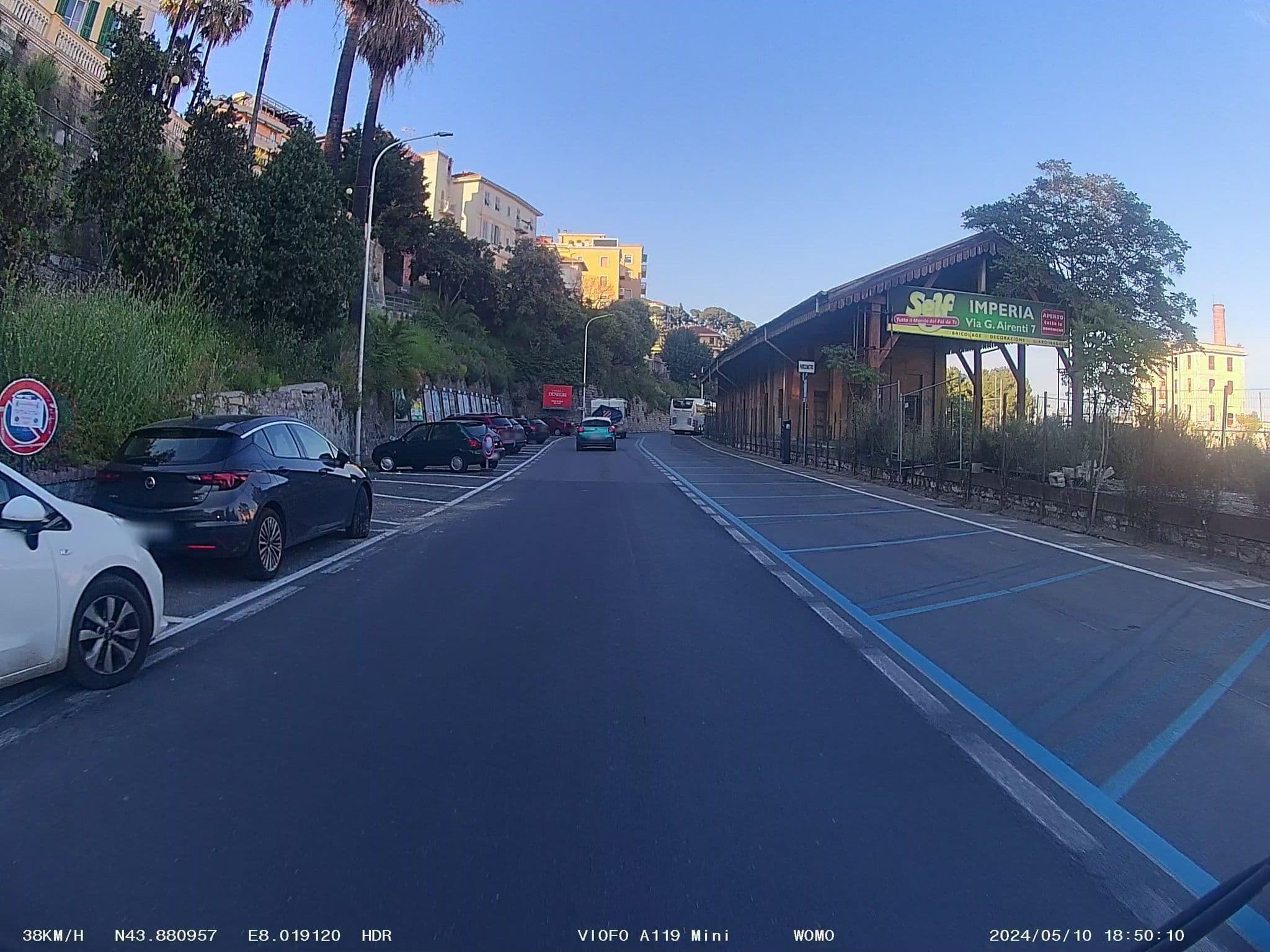 Street view near Hotel Miramare, Imperia — © soulcover (CC BY-SA · Mapillary)