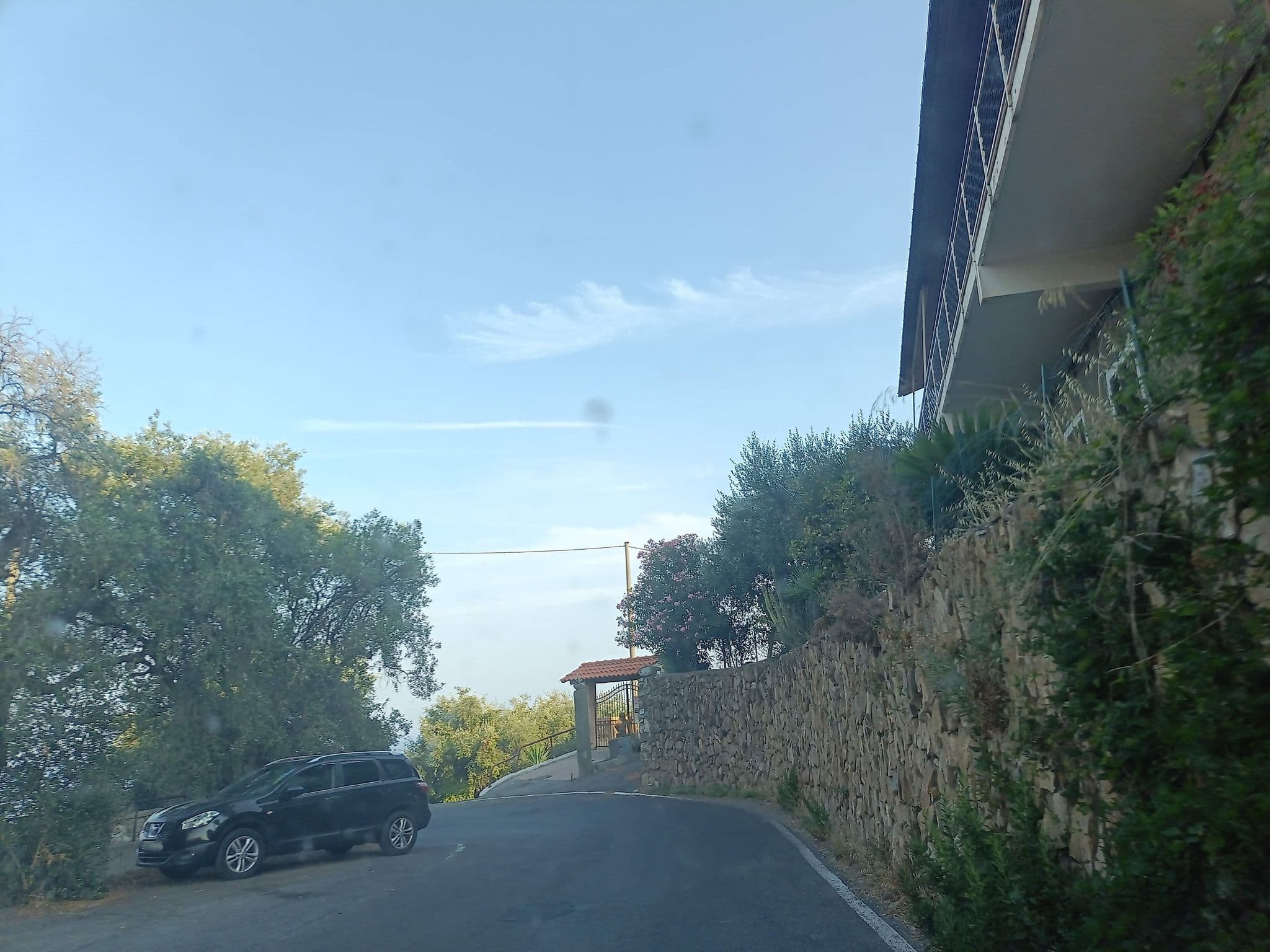 Street view near Villa Chiara, San Lorenzo al Mare — © namuit (CC BY-SA · Mapillary)