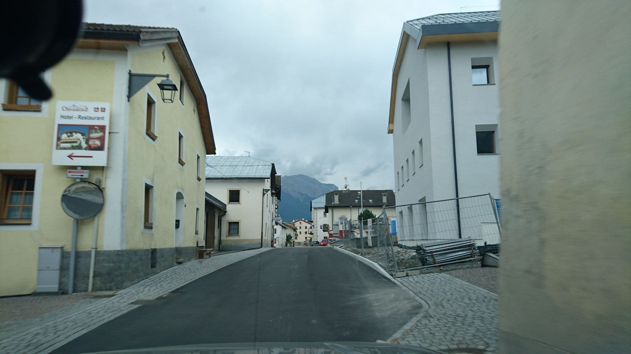 Street view near Hotel Chavalatsch, Malles Venosta