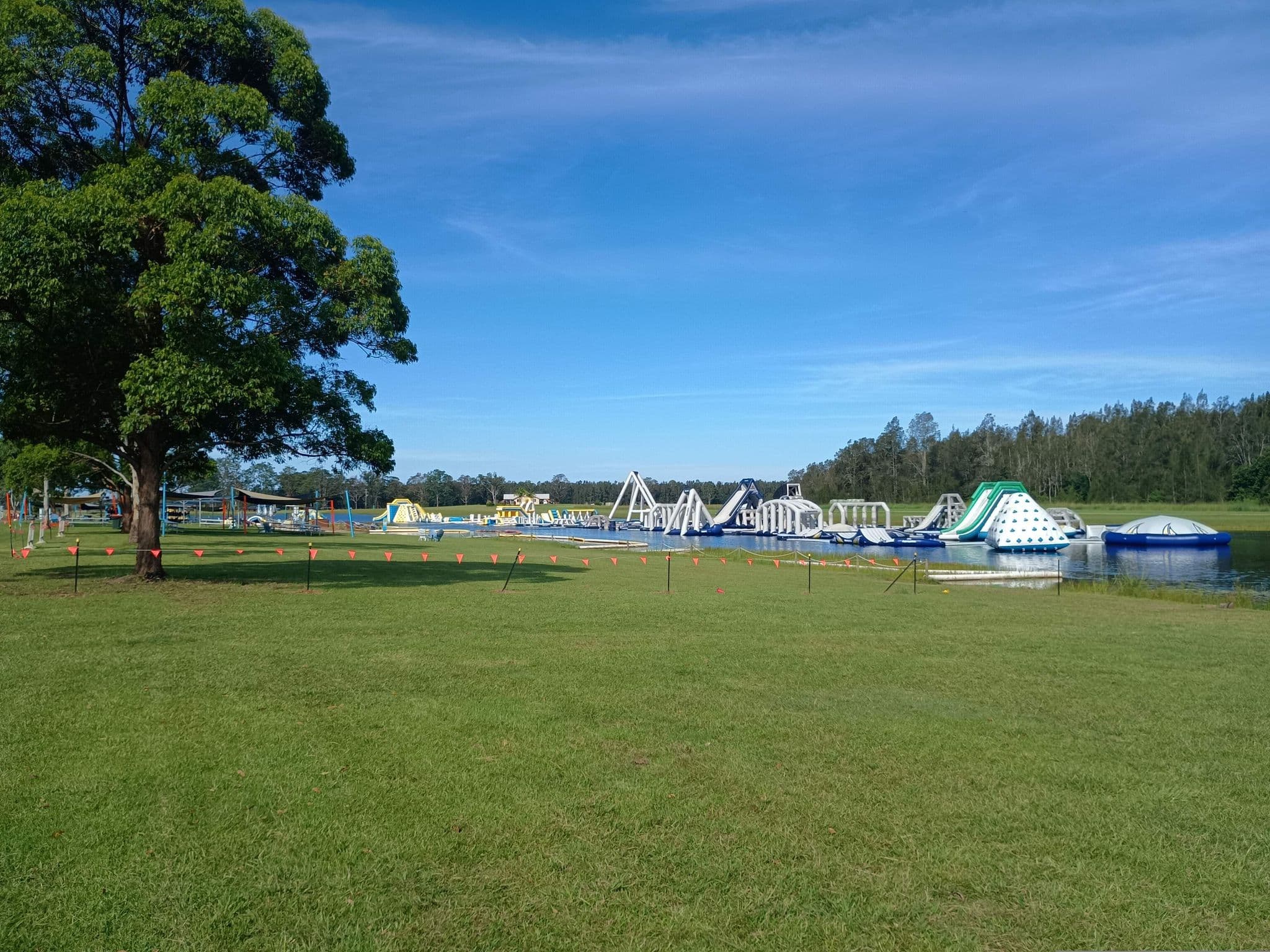 Street view near Stoney Park Aqua and Action Park, Port Macquarie — © boots33 (CC BY-SA · Mapillary)