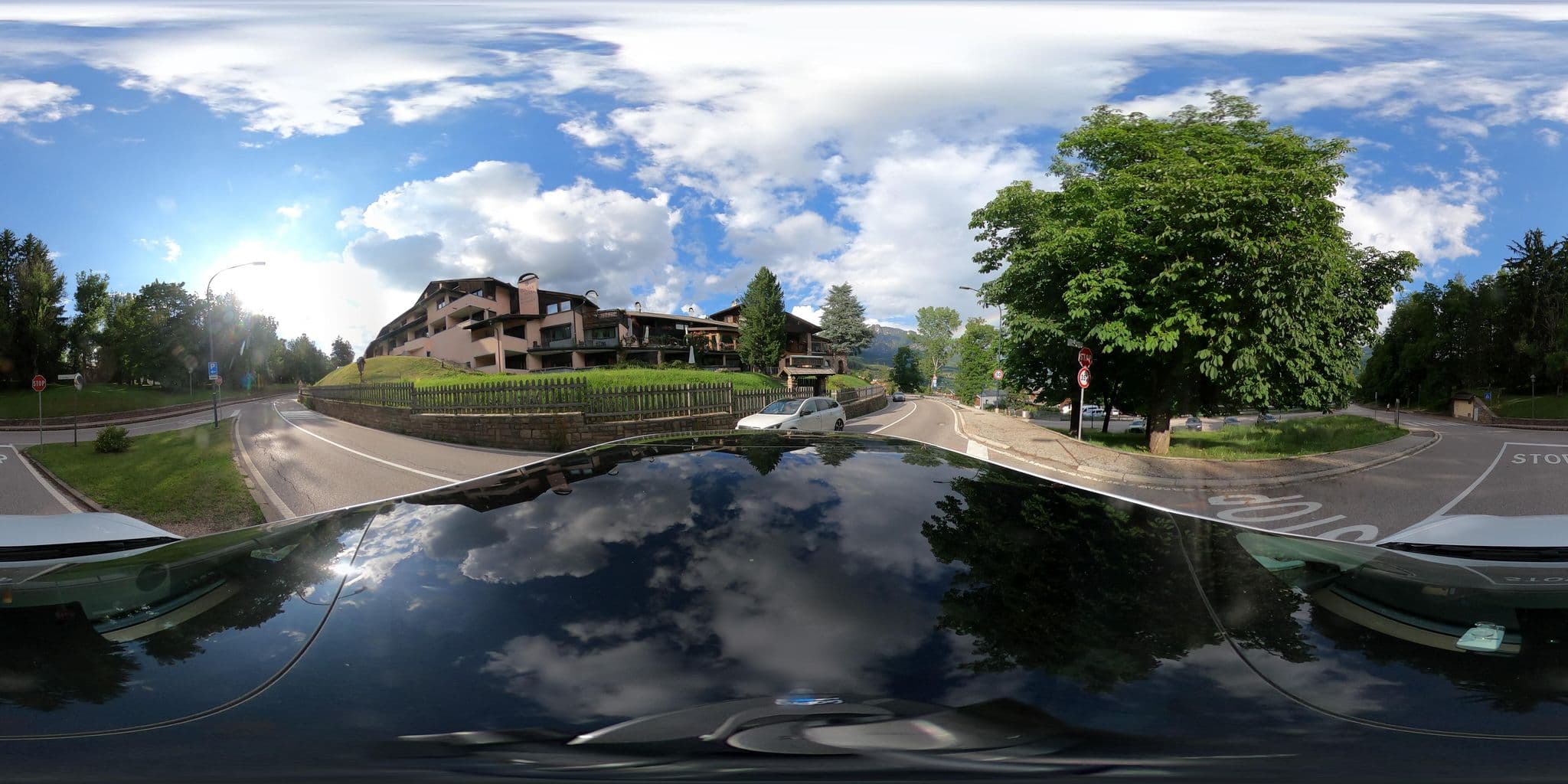 Street view near Park Hotel Villa Trunka Lunka, Cavalese — © peterleth (CC BY-SA · Mapillary)
