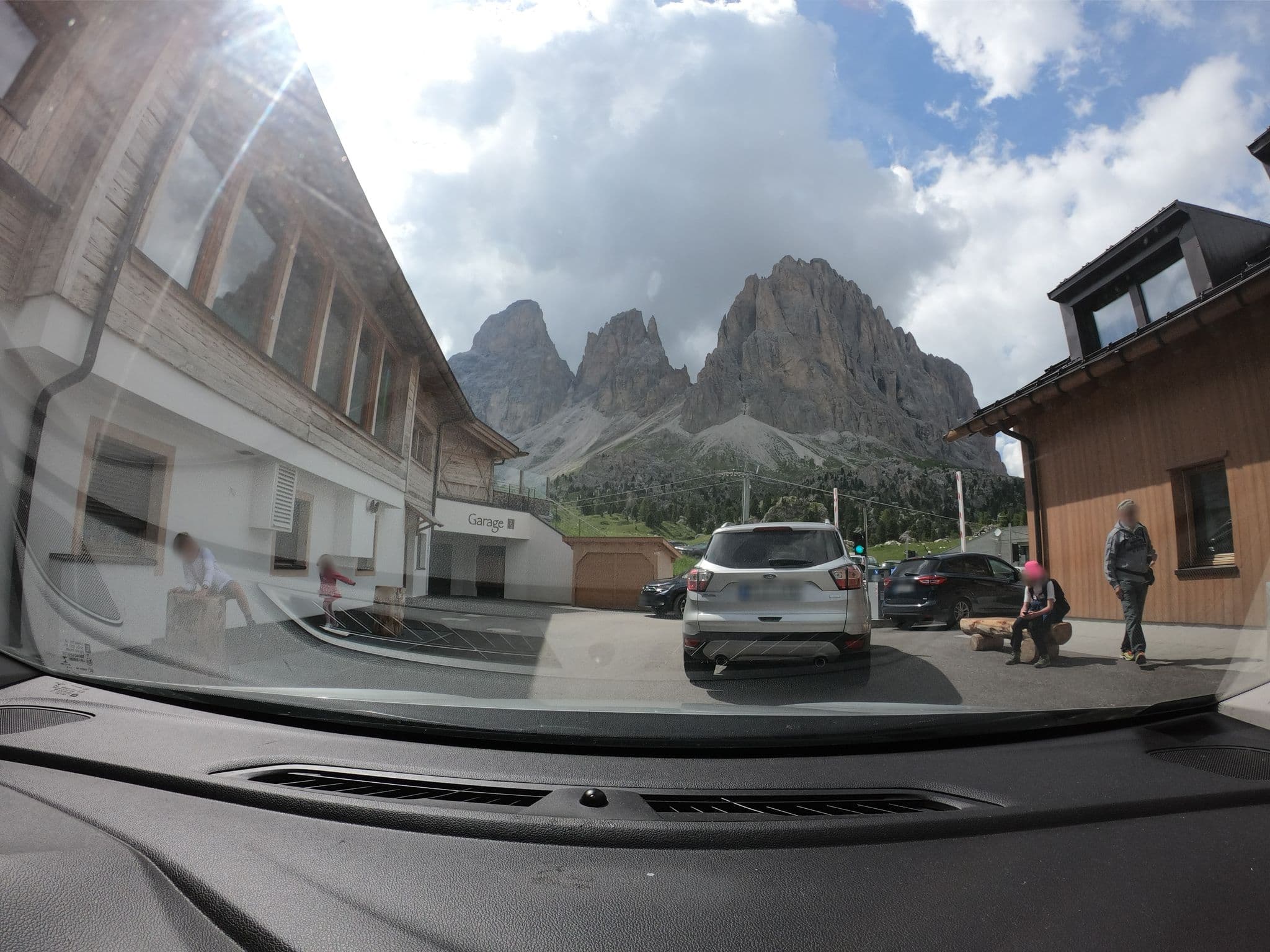 Street view near Passo Sella Mountain Resort, Canazei — © vst (CC BY-SA · Mapillary)