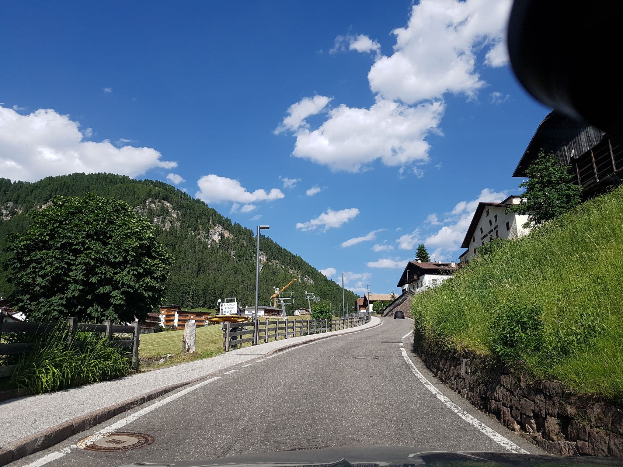 Street view near Apartments Pramulin, Santa Cristina Valgardena — © dsmm (CC BY-SA · Mapillary)