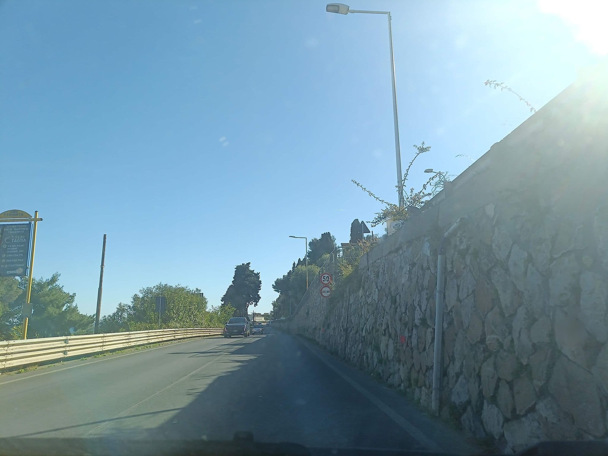 Street view near La Baia dei Gabbiani, San Lorenzo al Mare — © namuit (CC BY-SA · Mapillary)