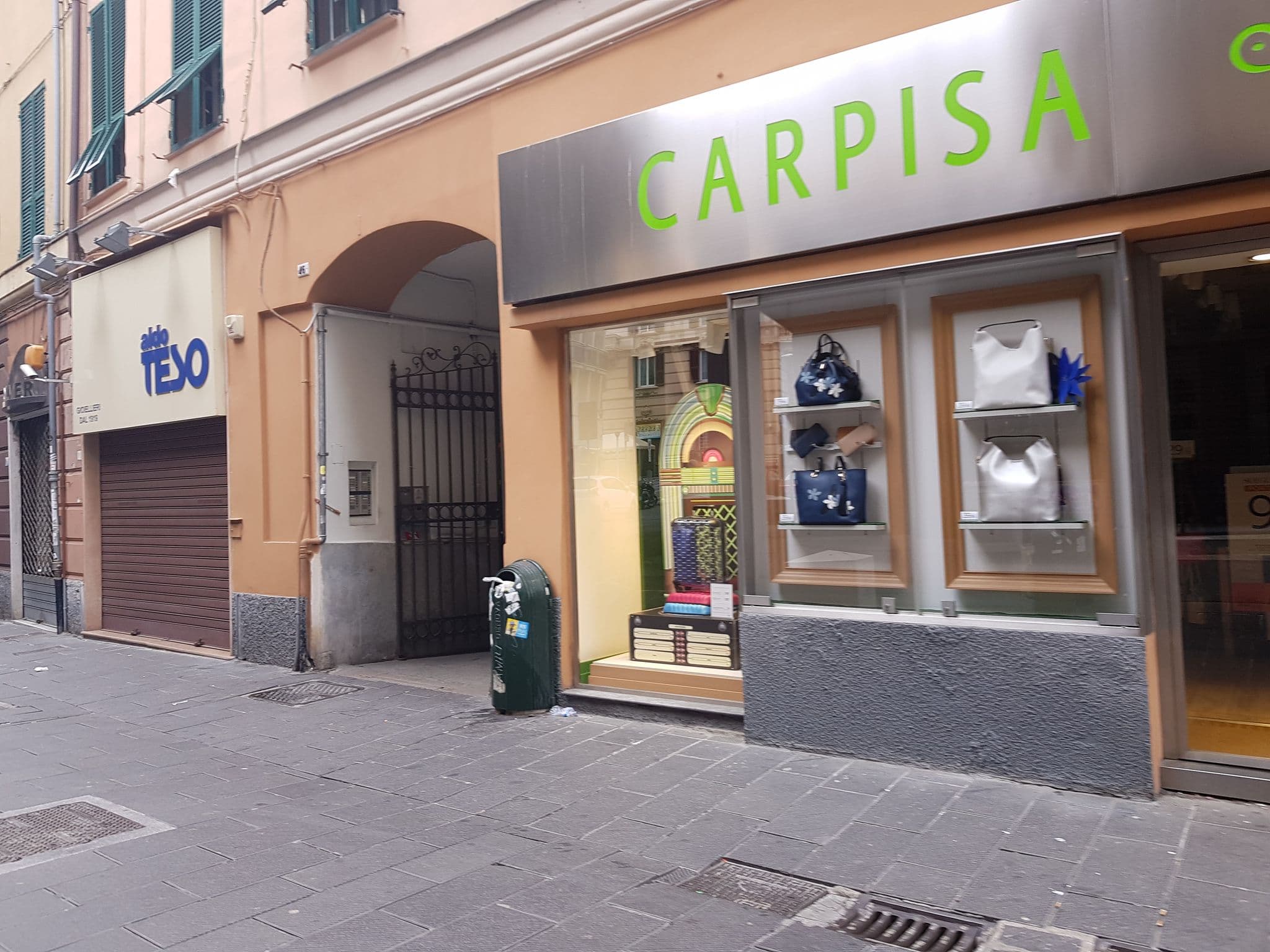 Street view near Hotel No Logo, Genoa — © ale_zena_it (CC BY-SA · Mapillary)