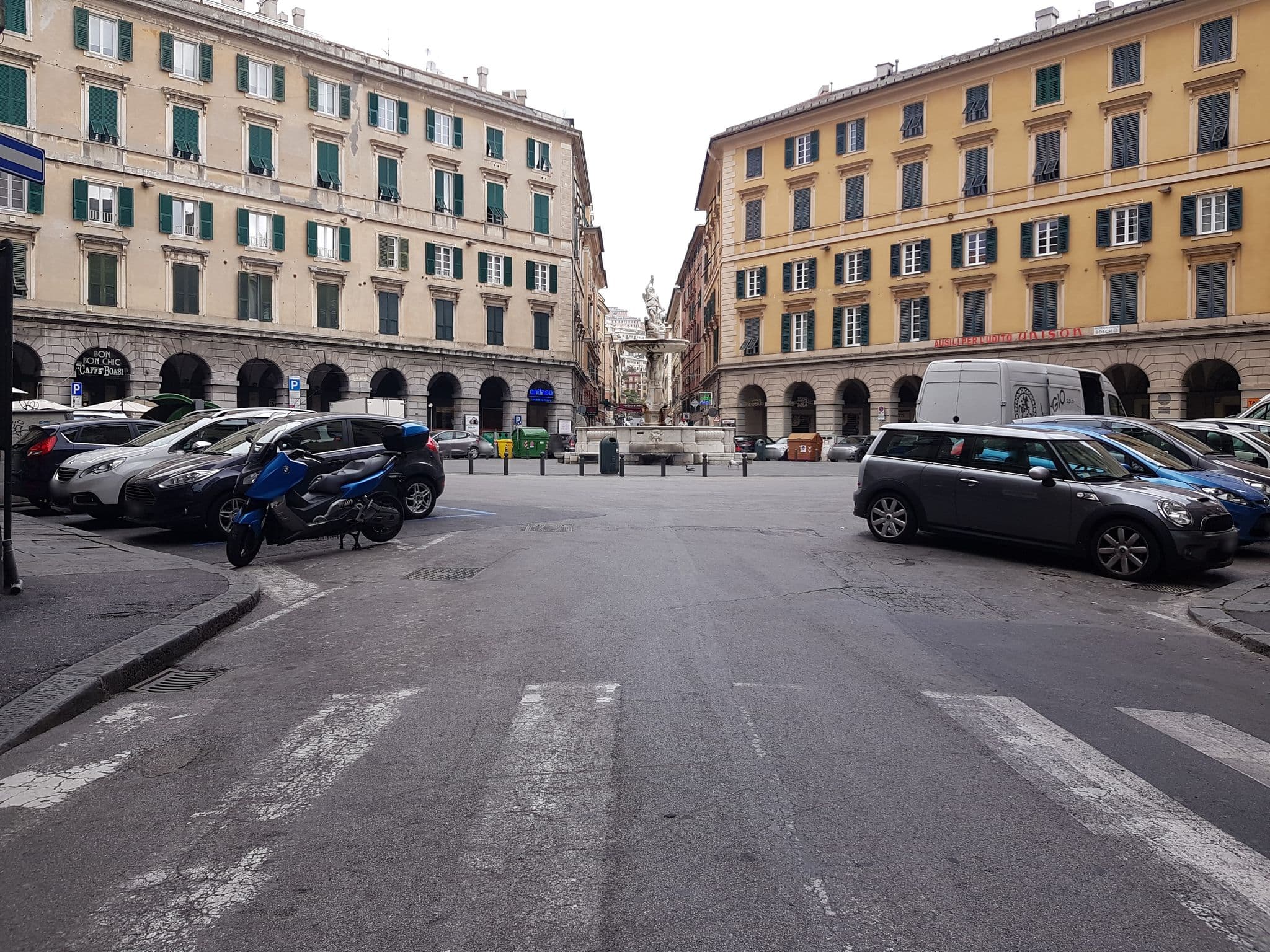 Street view near Hotel Ricci, Genoa