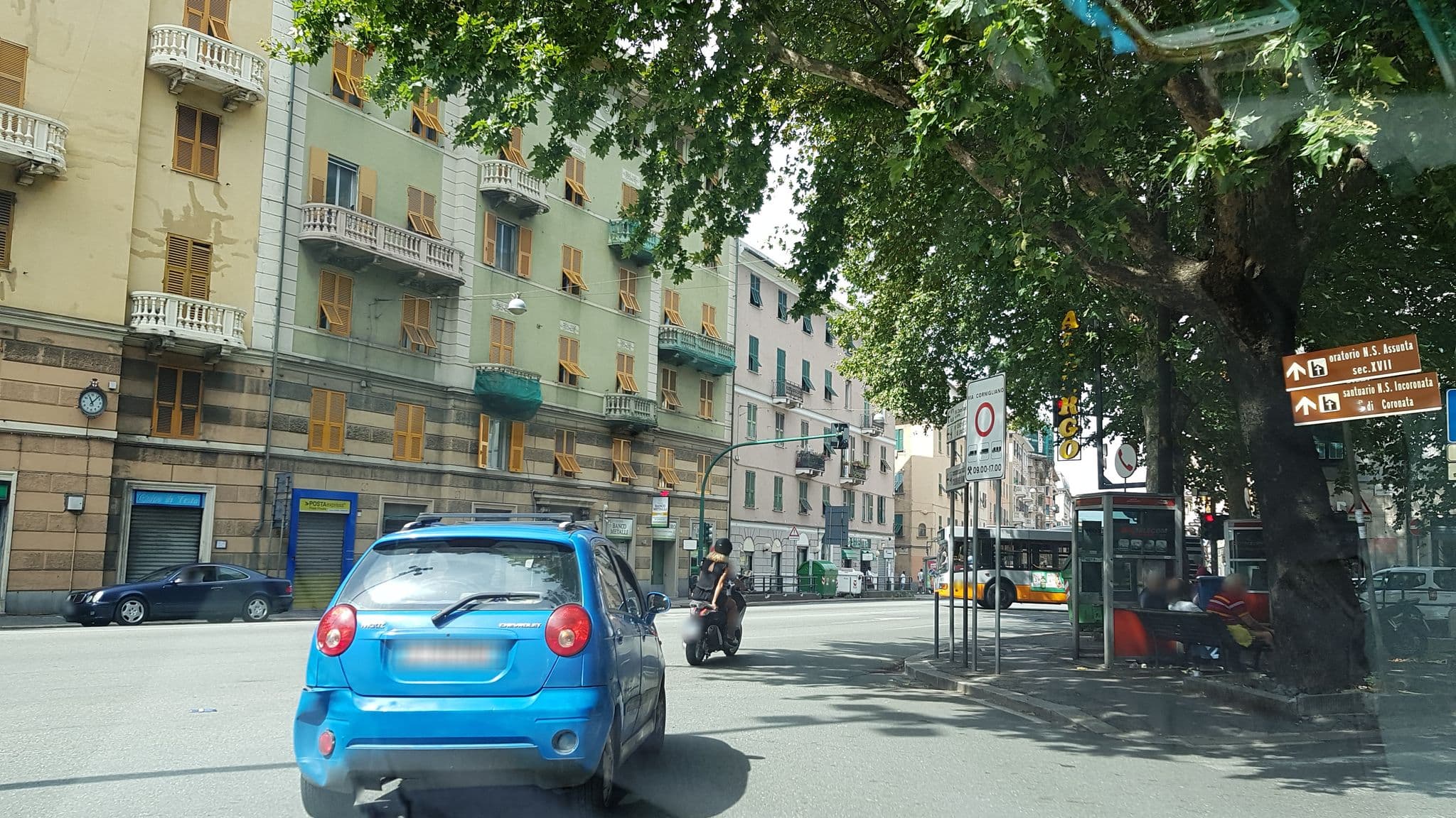 Street view near Massena, Genoa
