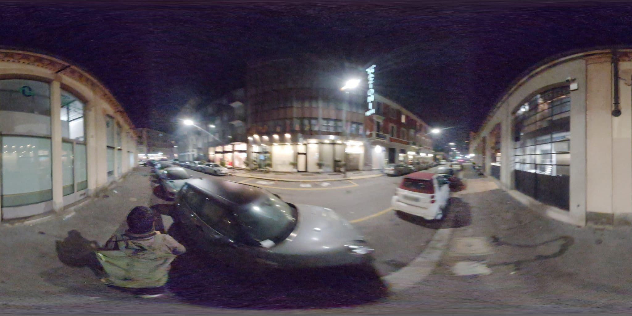 Street view near Hotel delle Nazioni, Brera