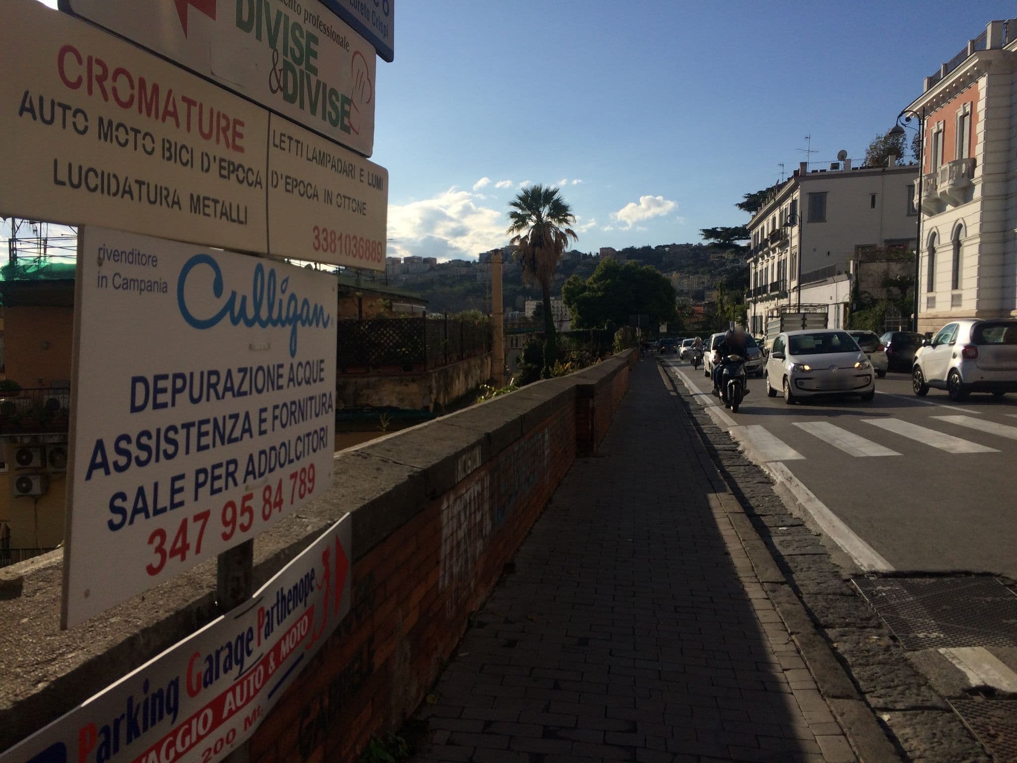 Street view near De Bonart Naples, Curio Collection by Hilton, Chiaia — © marvi (CC BY-SA · Mapillary)