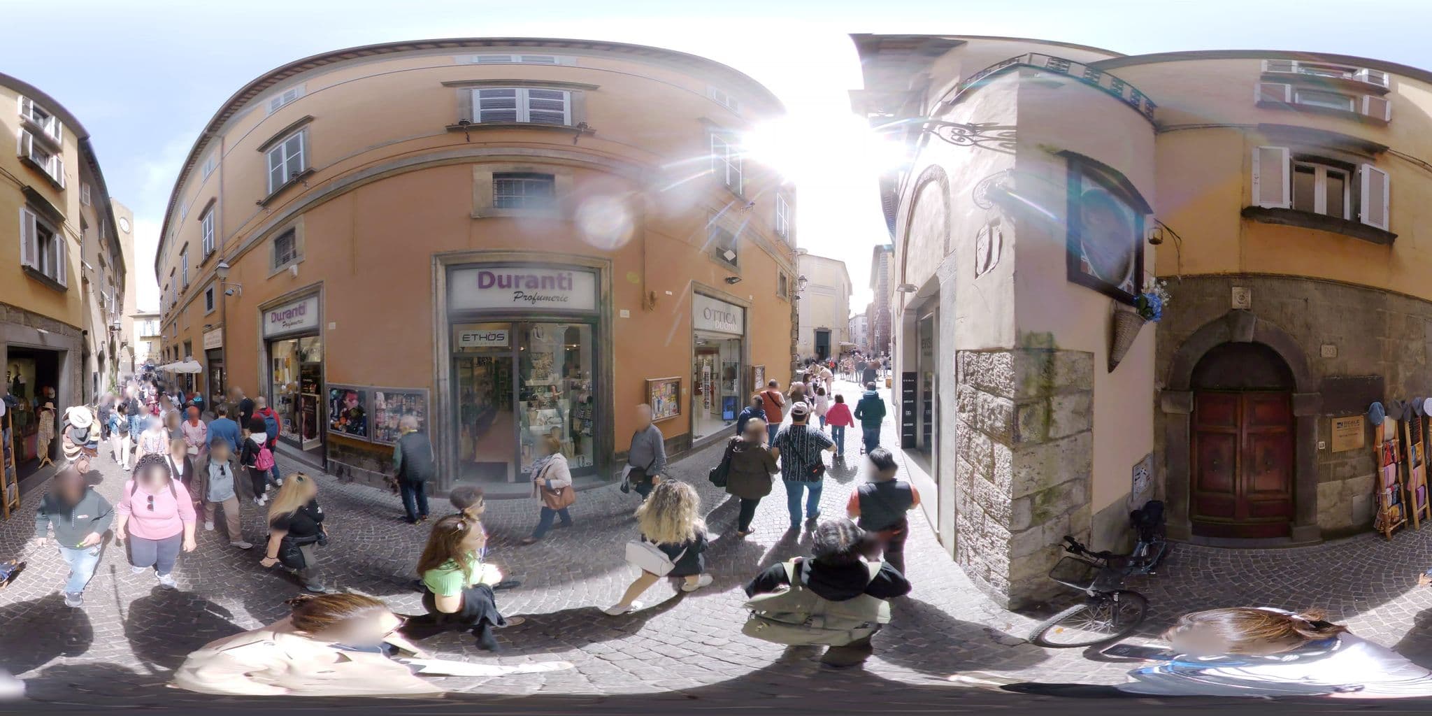 Street view near Hotel Posta, Orvieto — © mapconcierge (CC BY-SA · Mapillary)