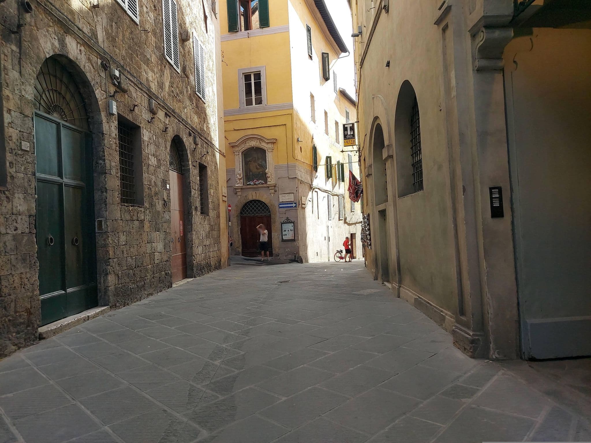 Street view near Hotel Duomo, Siena