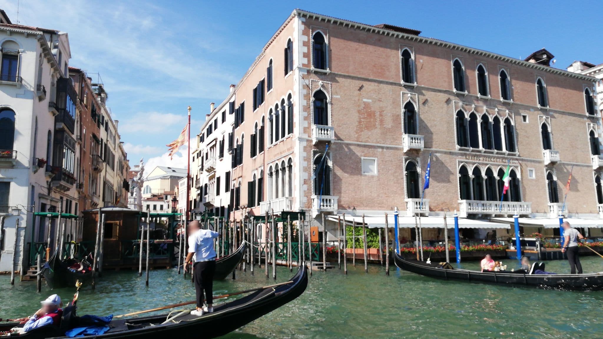 Street view near Gritti Palace, Venice