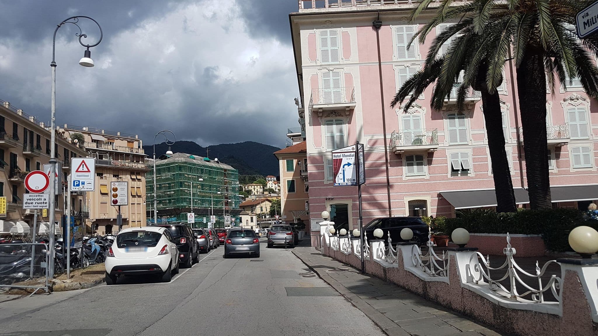 Street view near Hotel Europa, Rapallo — © jopparn (CC BY-SA · Mapillary)