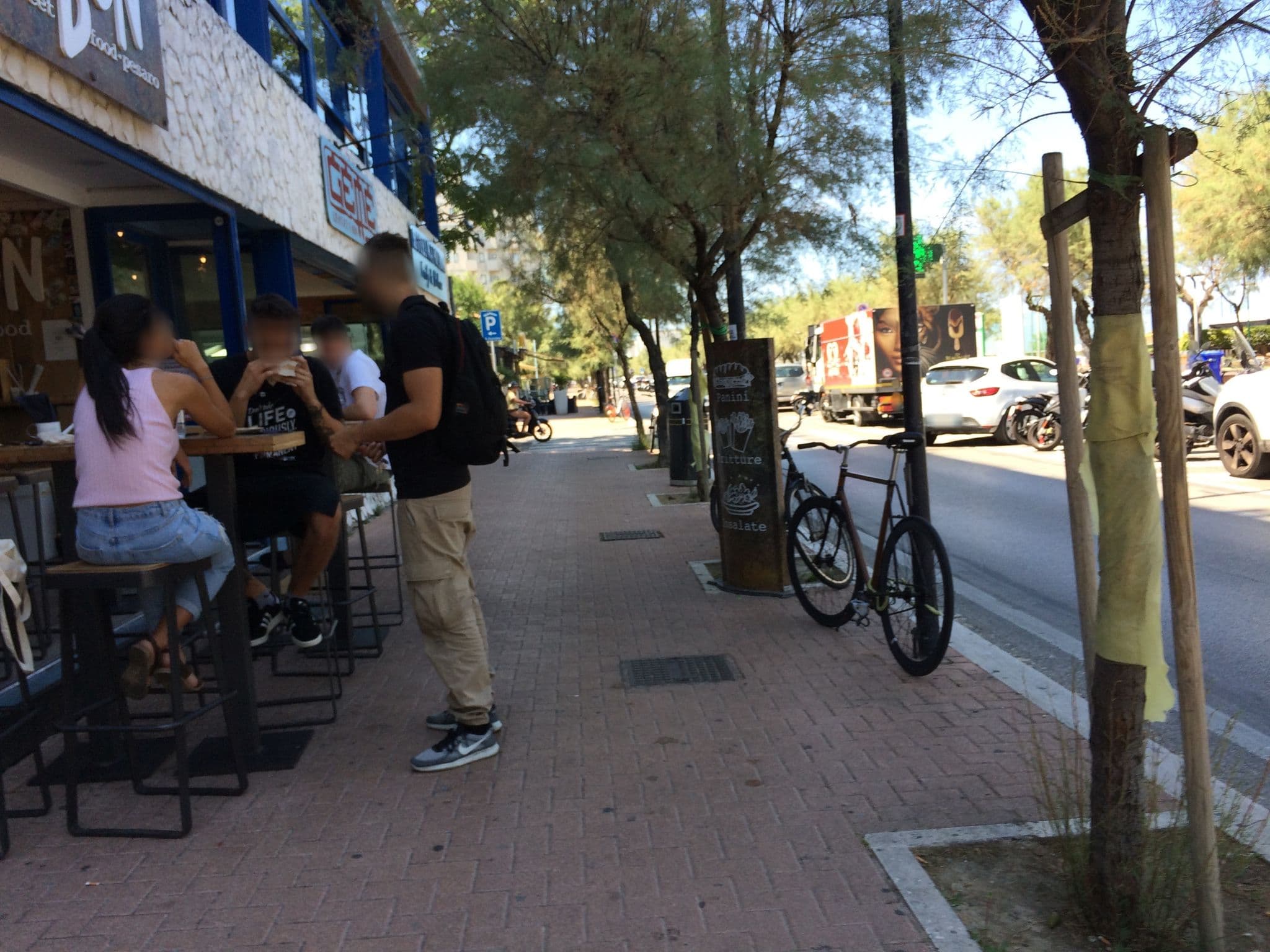 Street view near Hotel Napoleon, Pesaro — © peterleth (CC BY-SA · Mapillary)