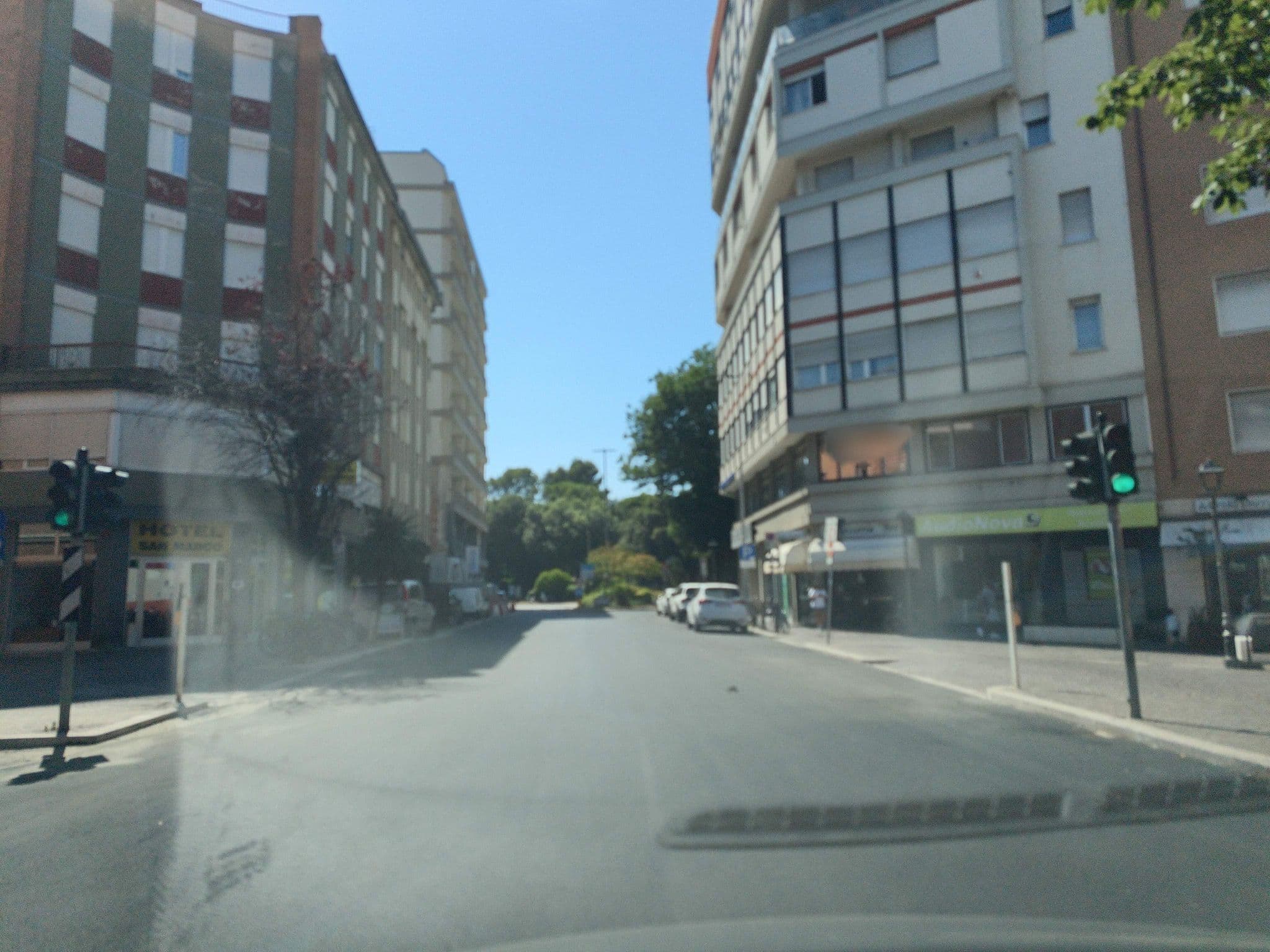Street view near Hotel San Marco, Pesaro — © canfe (CC BY-SA · Mapillary)