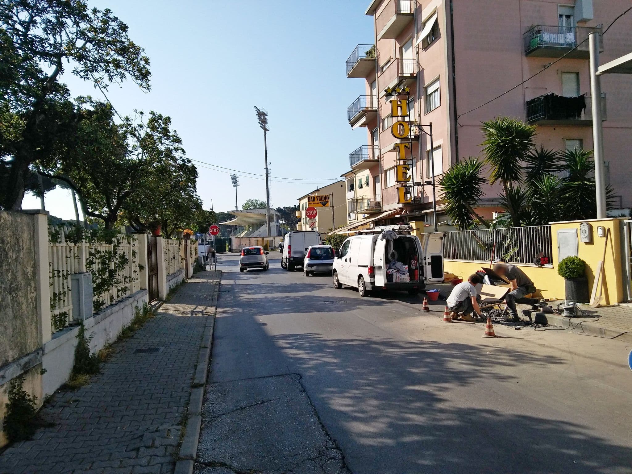 Street view near Spinelli, Viareggio — © jerrydrake (CC BY-SA · Mapillary)