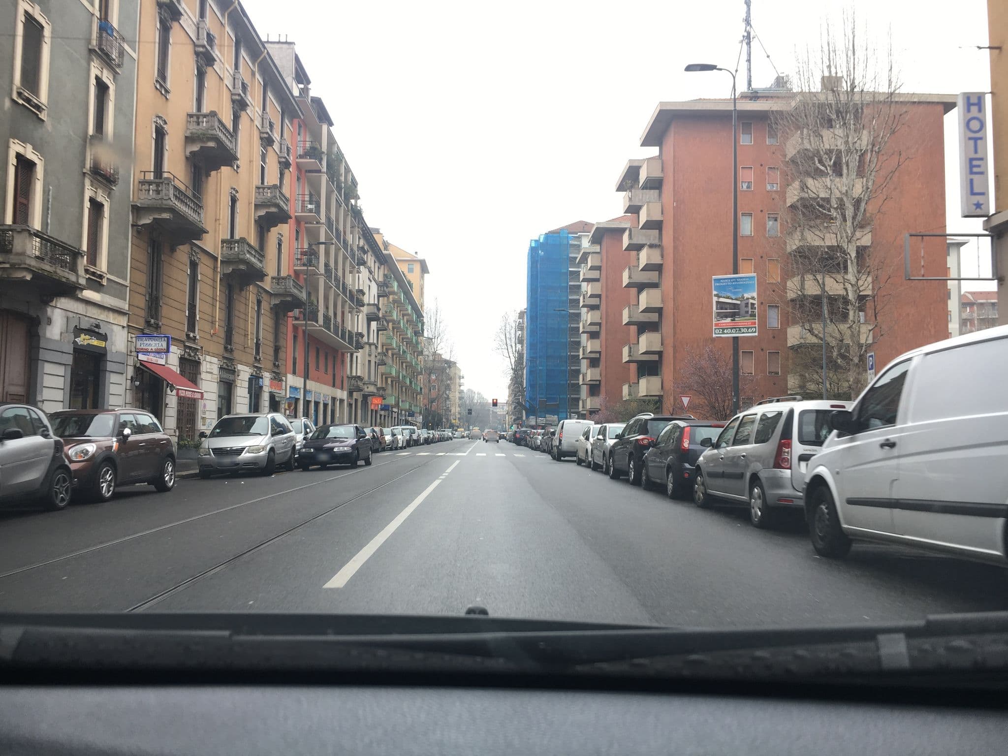 Street view near Hotel Fioralba, San Siro — © gre18 (CC BY-SA · Mapillary)