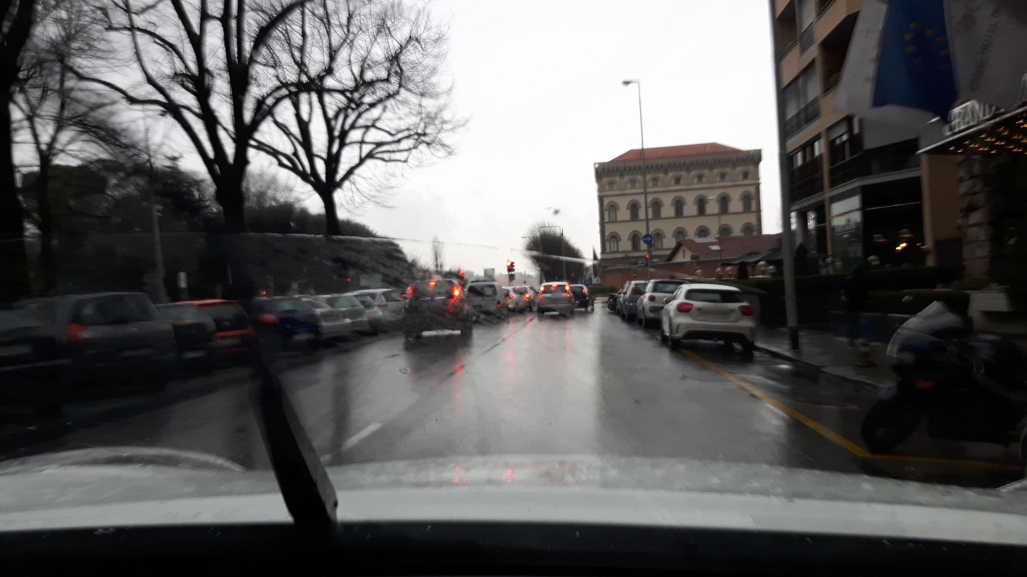 Street view near Grand Hotel Mediterraneo, Campo di Marte — © roadroid (CC BY-SA · Mapillary)