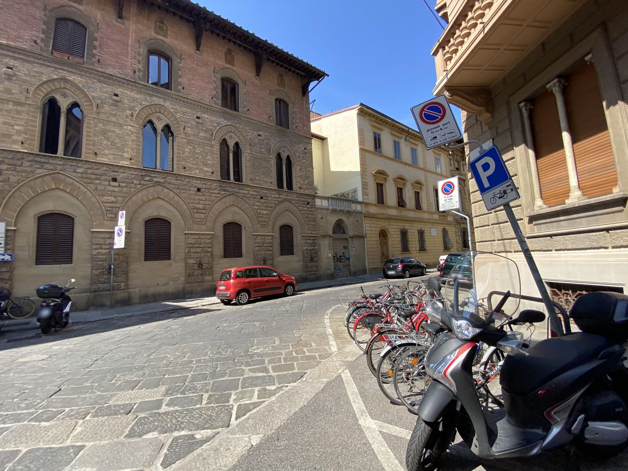 Street view near Hotel Cimabue, Florence