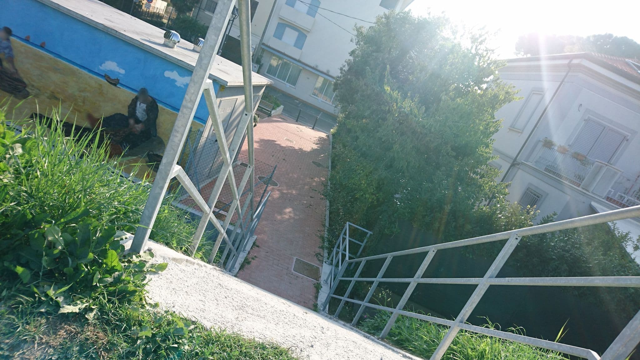 Street view near Hotel Ricchi, Rimini