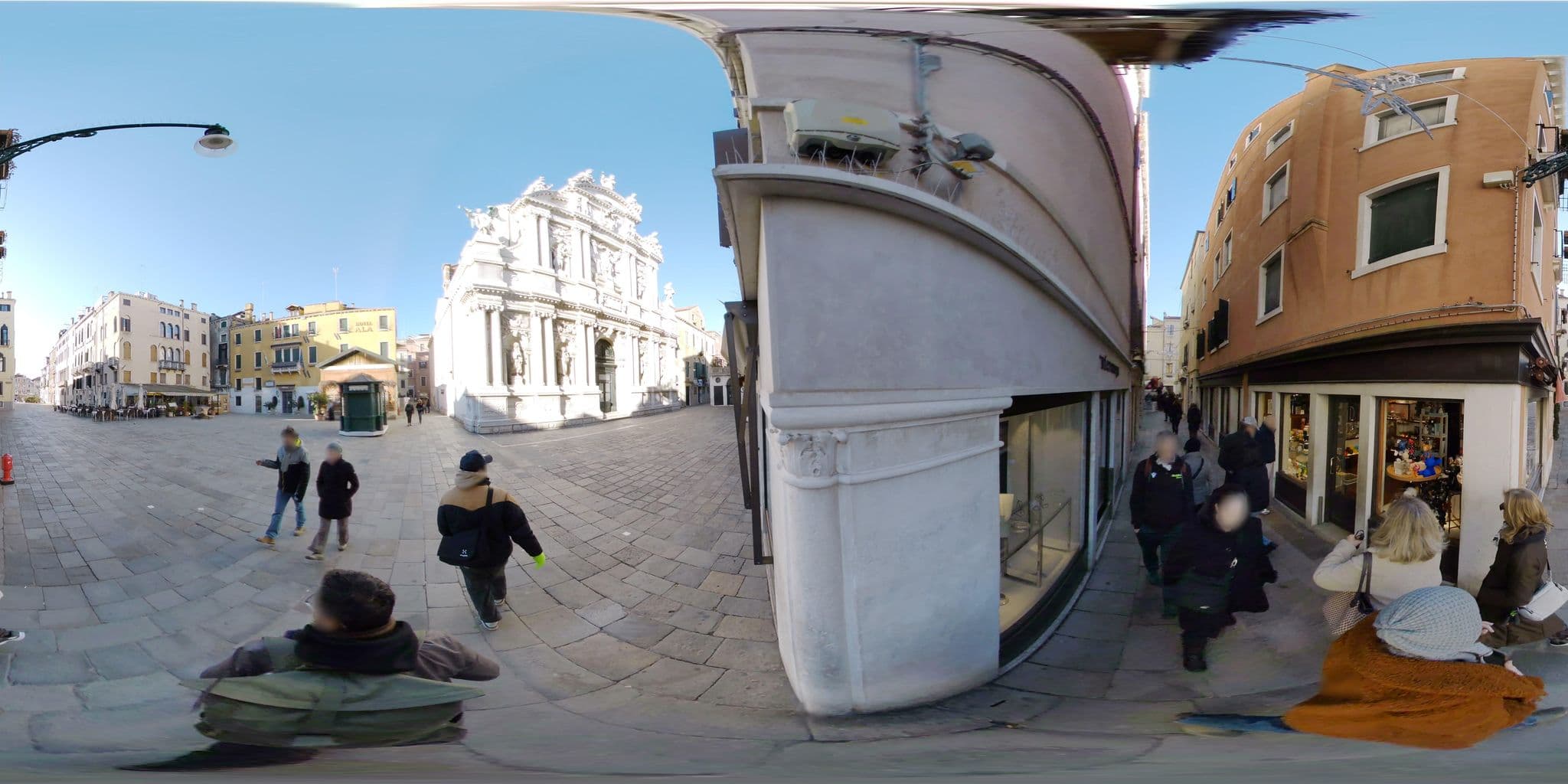 Street view near Hotel Ala, Venice