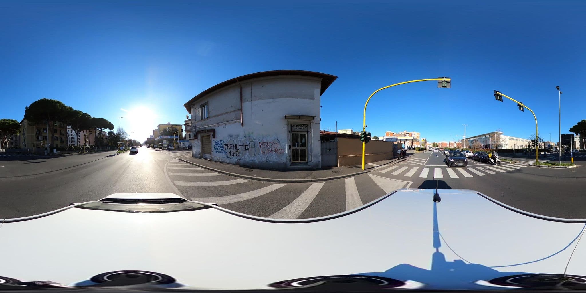 Street view near Albergo Hotel Houston, Livorno — © momix (CC BY-SA · Mapillary)